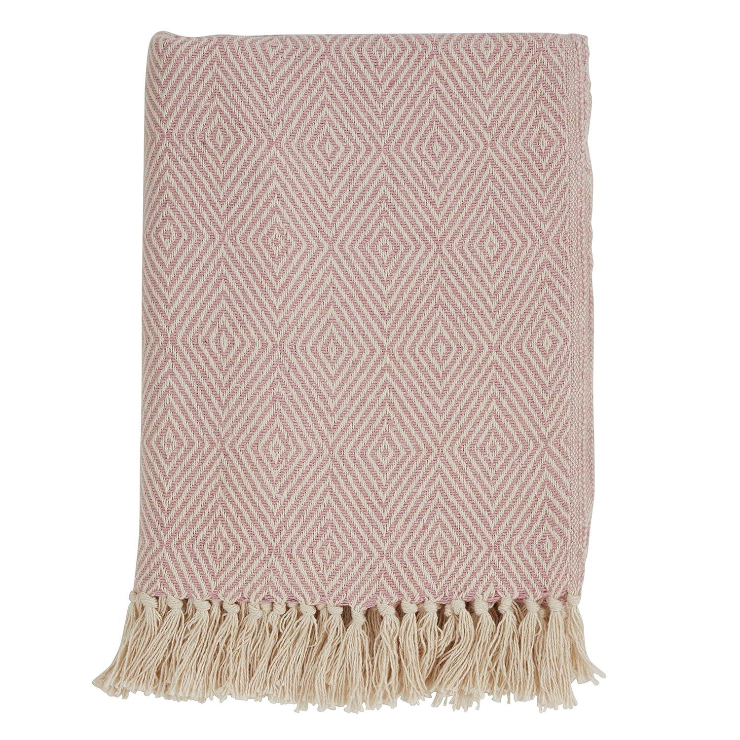 Saro Sevan Collection Hand Woven Throw Blanket