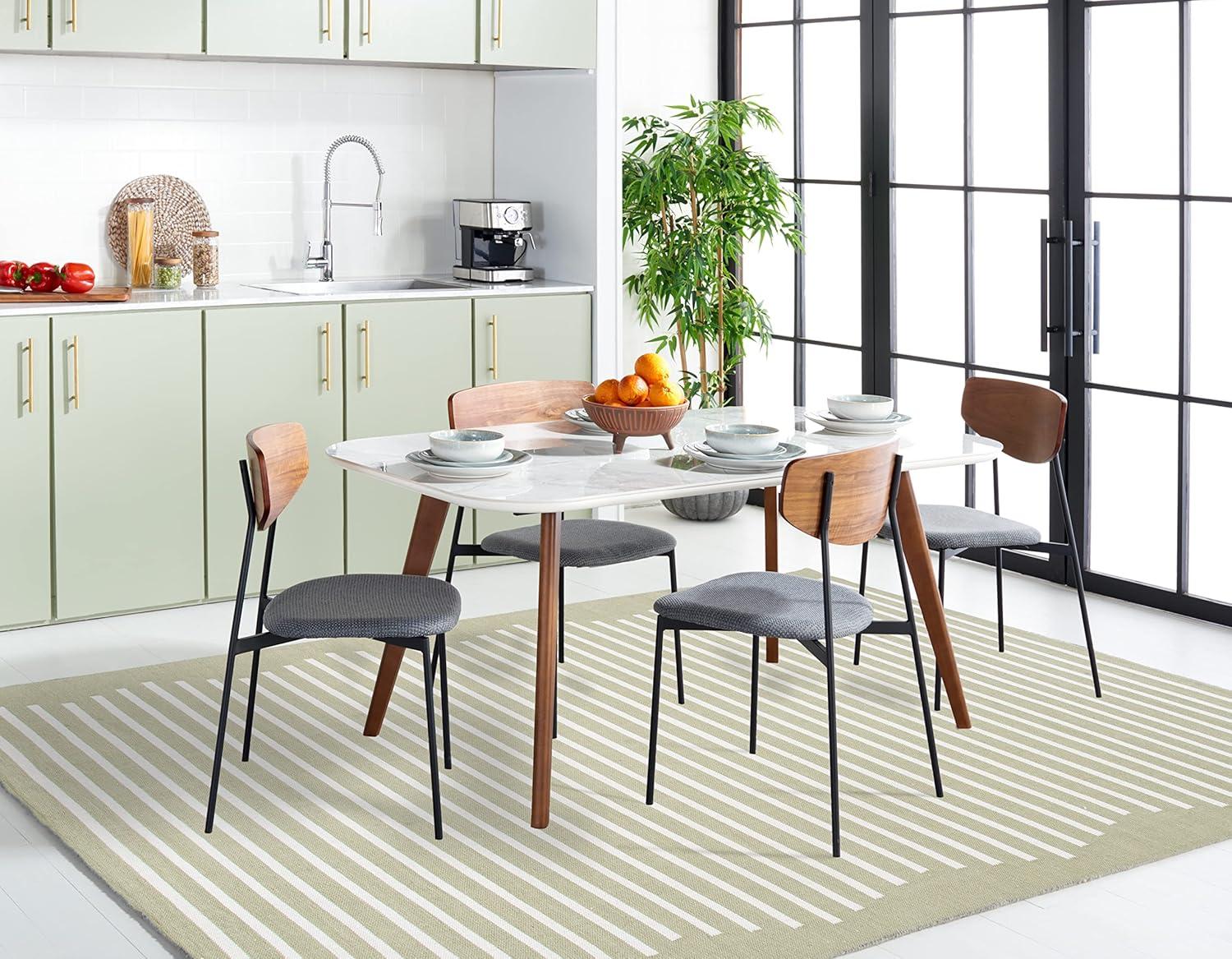 Montauk MTK313 Hand Woven Indoor Area Rug - Light Green/Ivory - 9'x12' - Safavieh