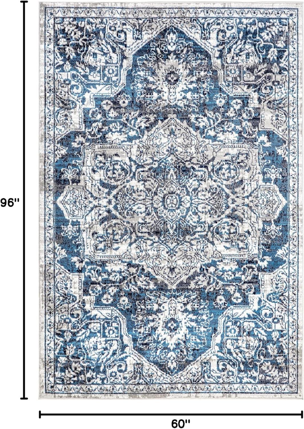 Nuloom Maryanne Transitional Medallion Indoor Area Rug