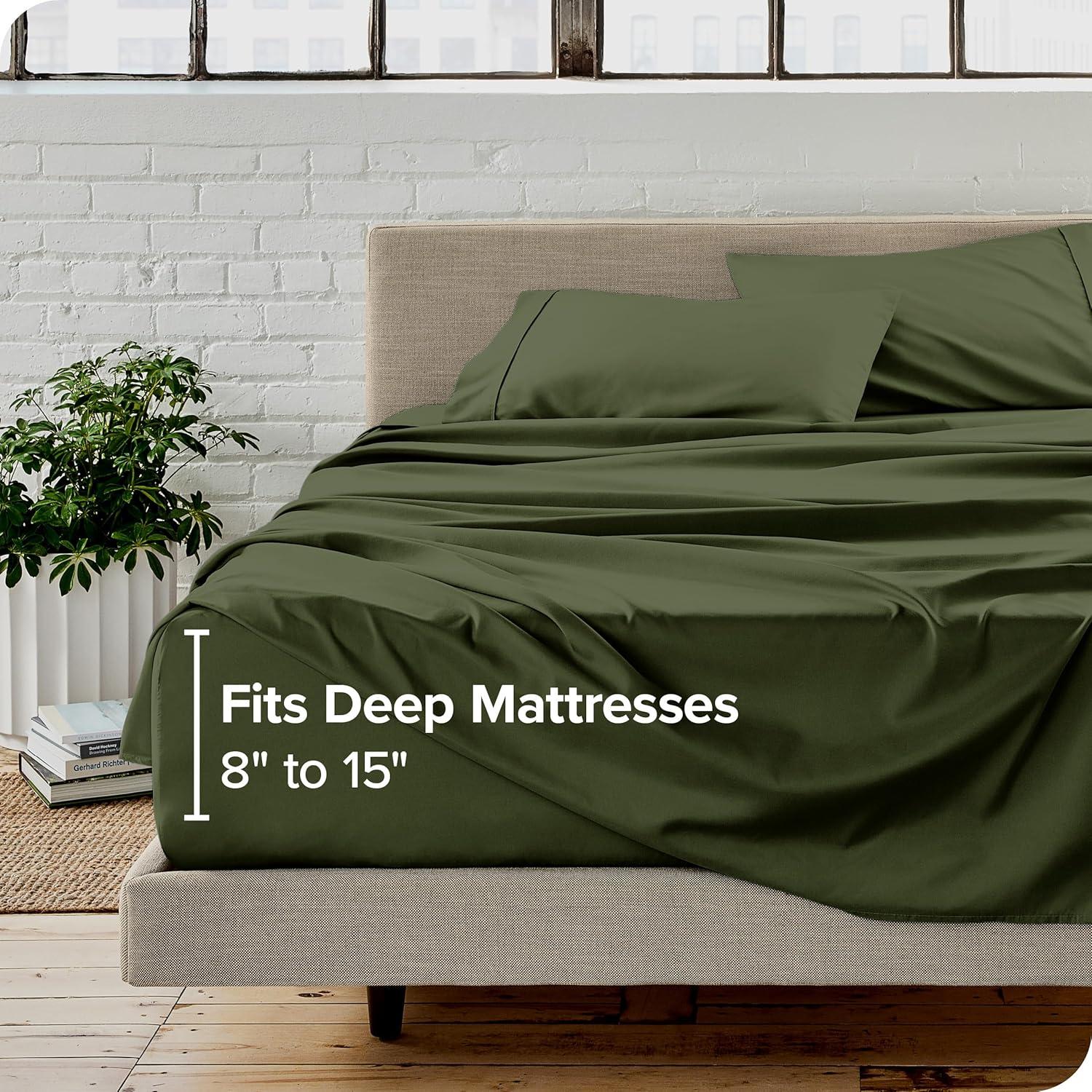Twin Cypress 3 Piece Ultra-Soft Double Brushed Sheet Set by Bare Home