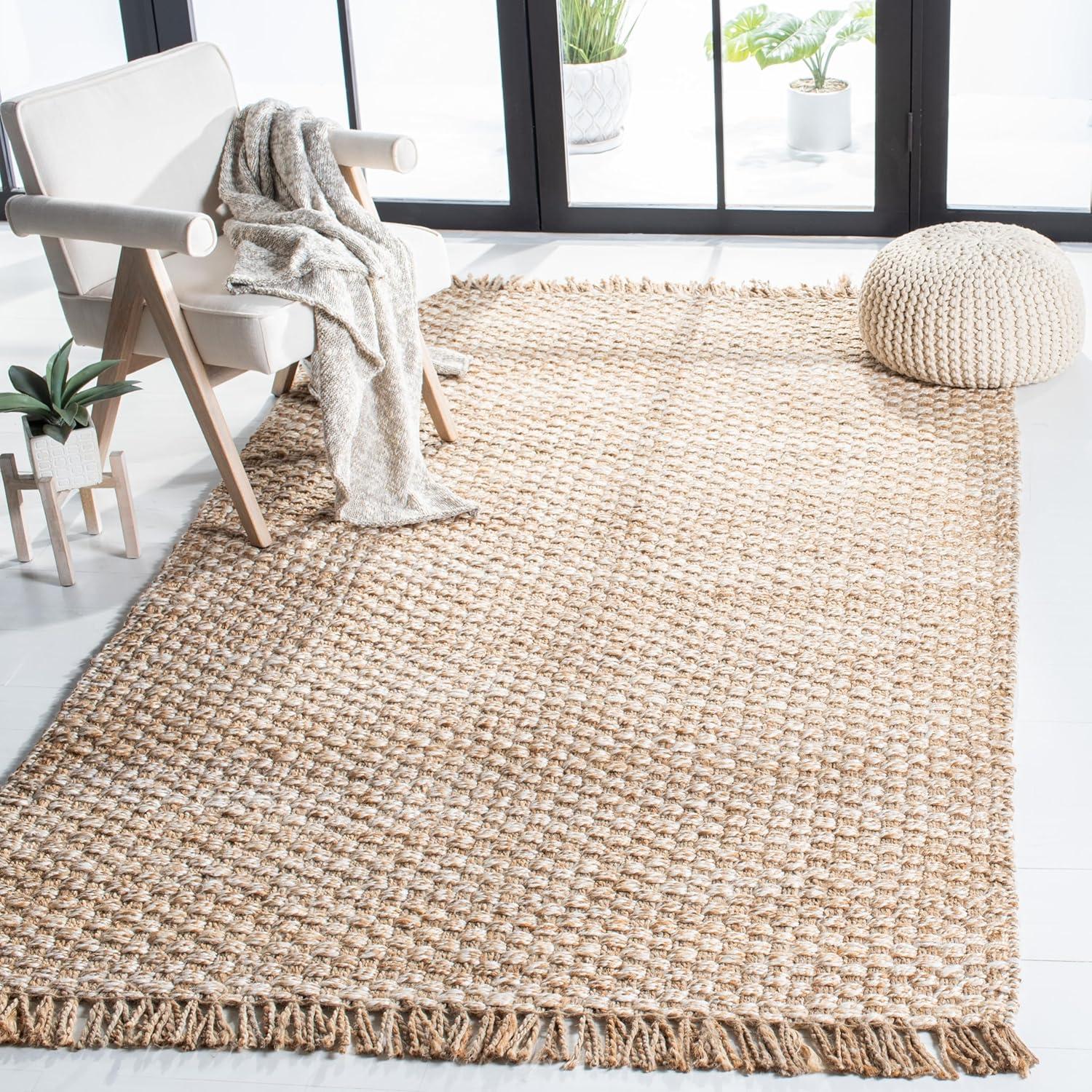 Seiber Handmade Flatweave Jute Cream Area Rug