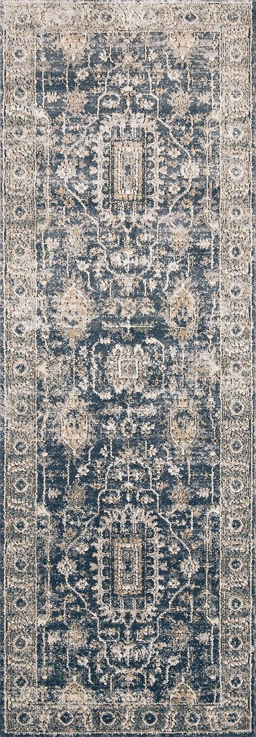 Loloi Teagan Denim / Pebble 2'-8" x 4' Accent Rug