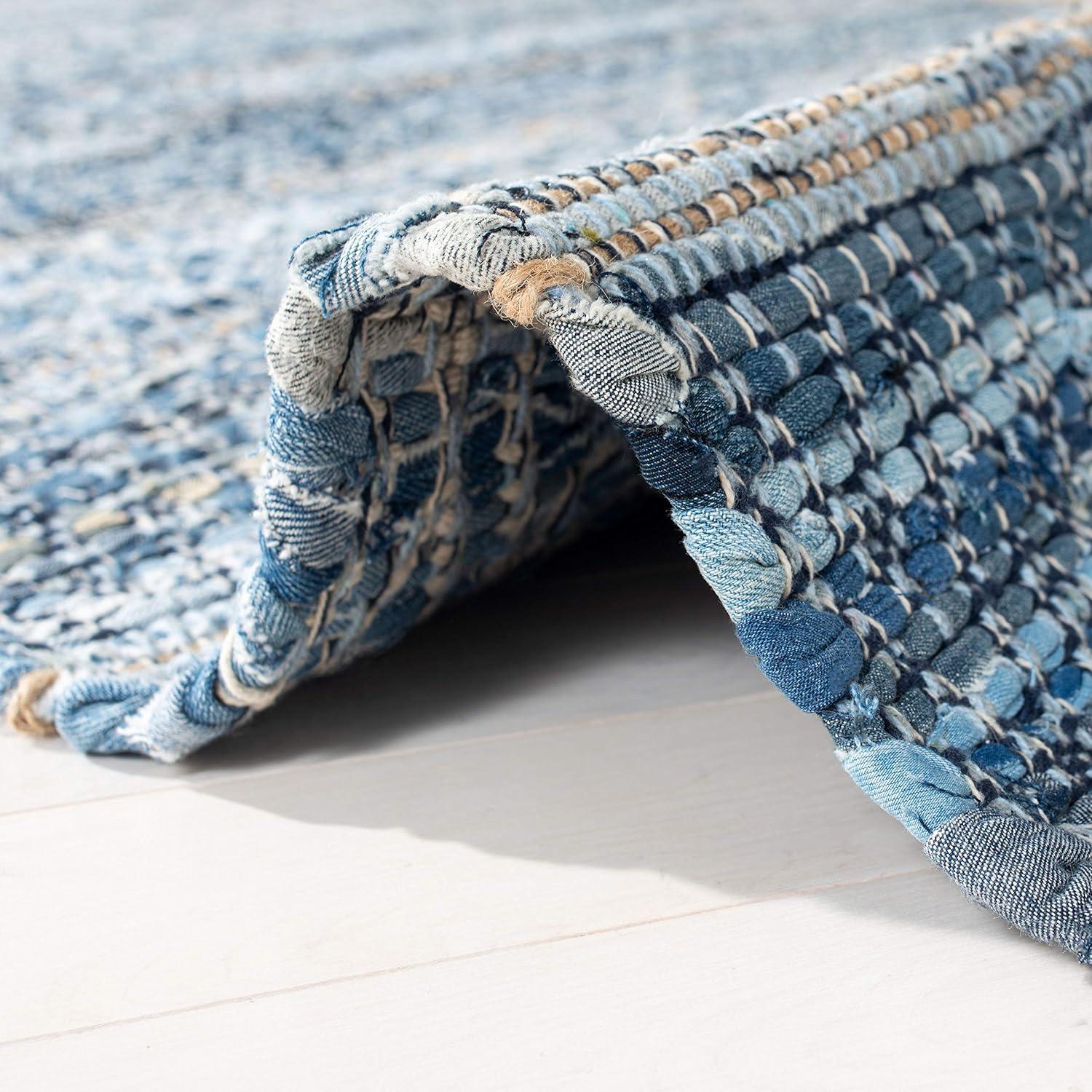 Bungalow Rose Montauk Hand Woven Performance Geometric Rug