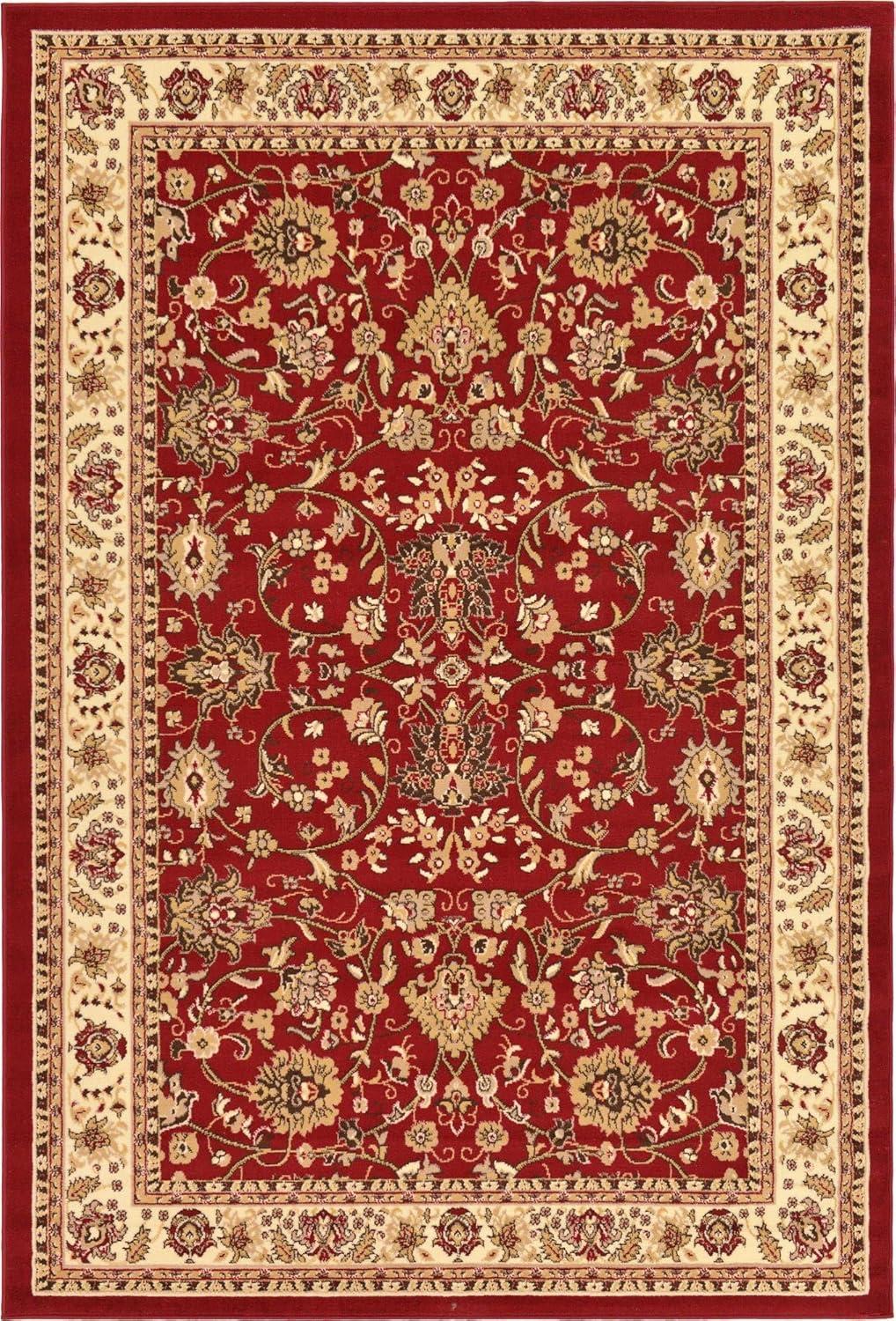 Unique Loom Sialk Hill Washington Floral Indoor Woven Area Rug