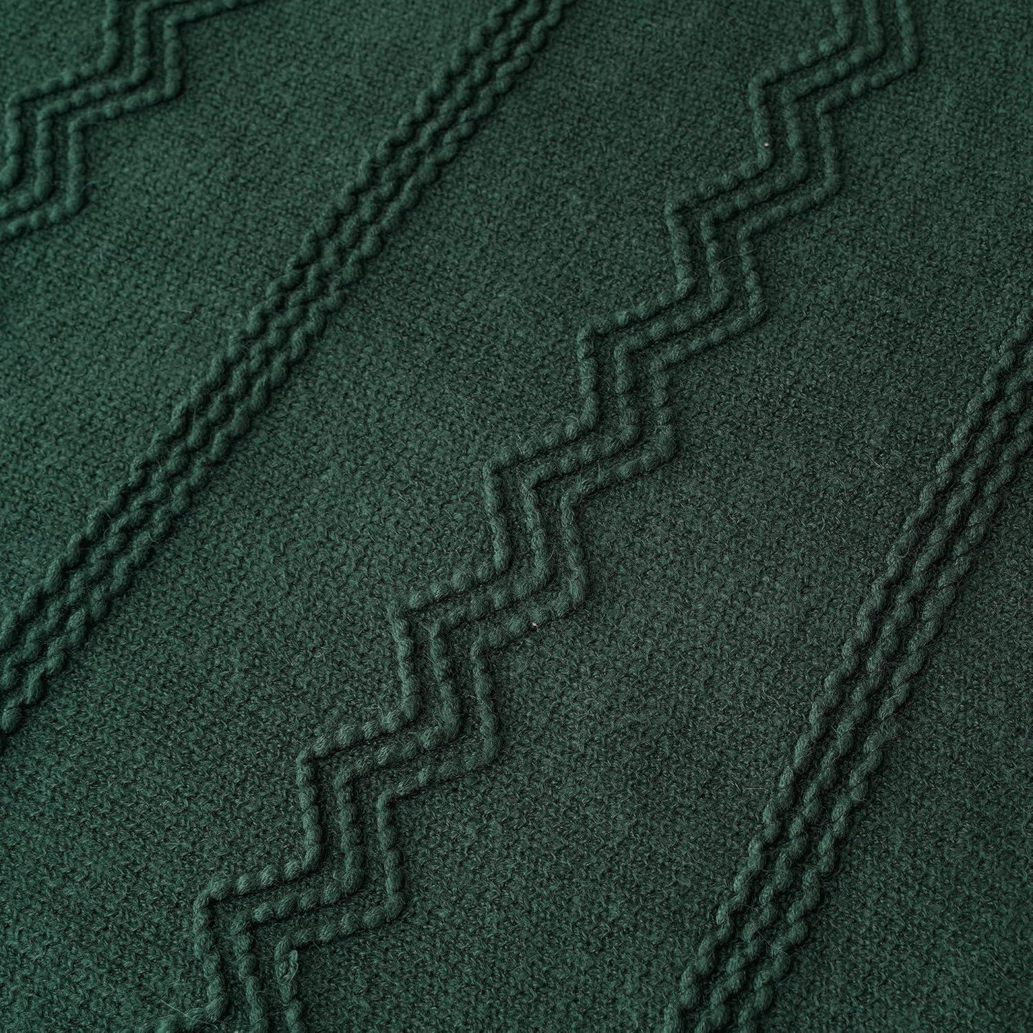 Battilo Home Throw Blanket for Couch, Textured Soft Throw Blankets, Decorative Knitted Blanket for Home Living Room Decor, 50"x60"