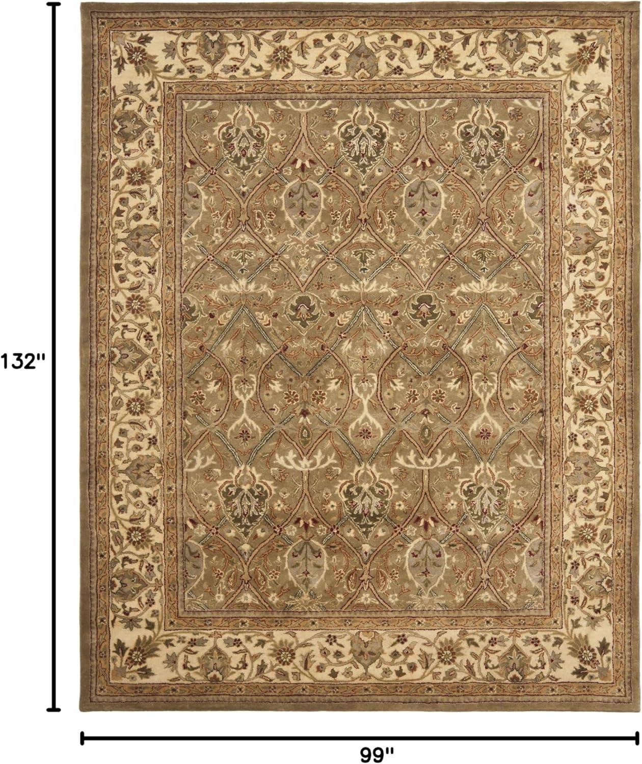 Persian Legend PL819 Hand Tufted Indoor Area Rug - 8'3"x11' - Light Green/Beige - Safavieh