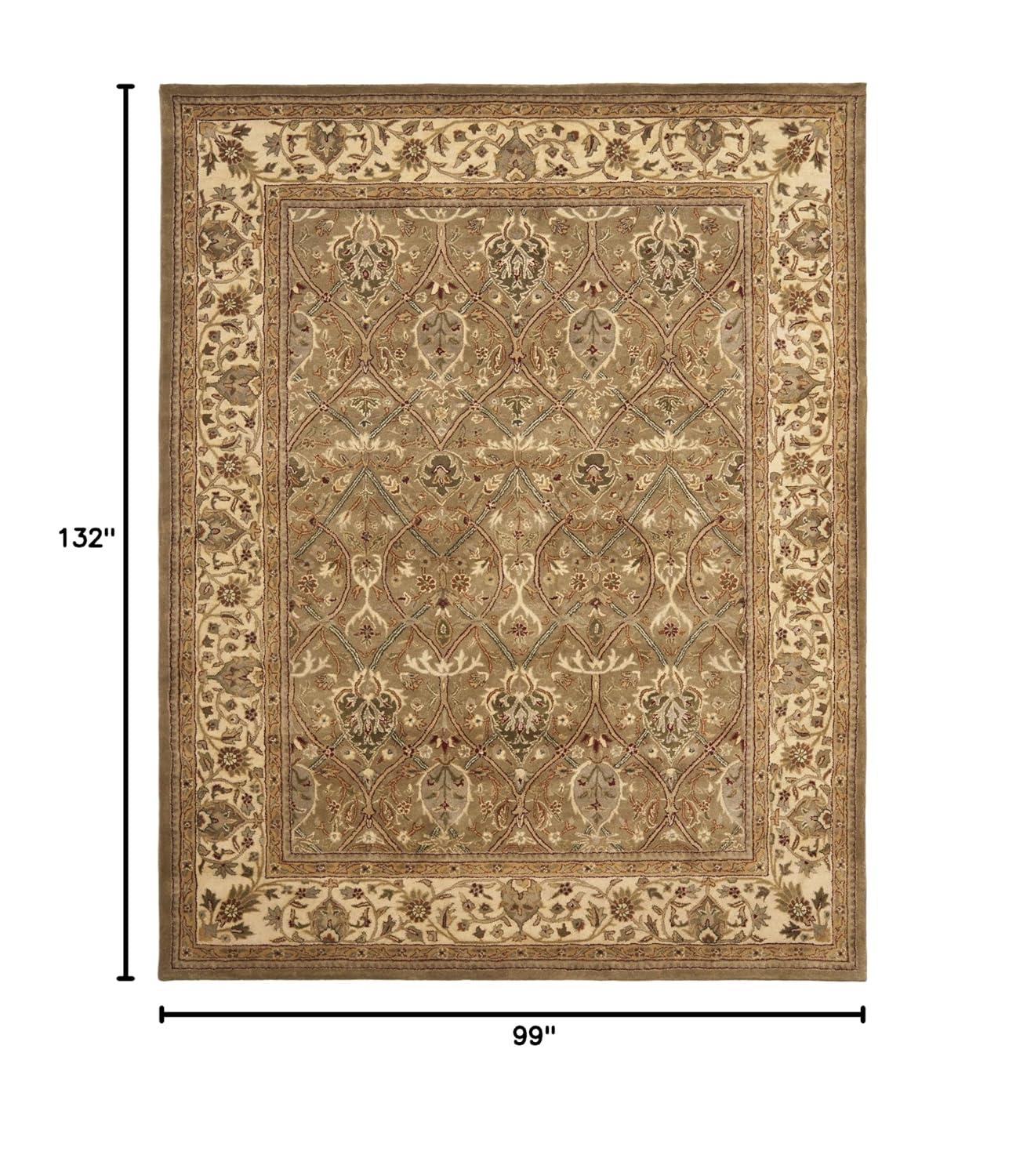 Persian Legend PL819 Hand Tufted Indoor Area Rug - 8'3"x11' - Light Green/Beige - Safavieh
