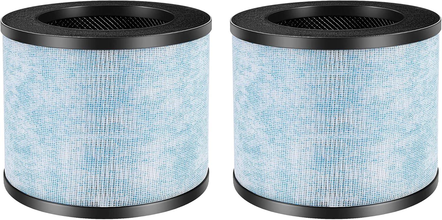 Dual Pack True HEPA H13 Replacement Air Purifier Filters