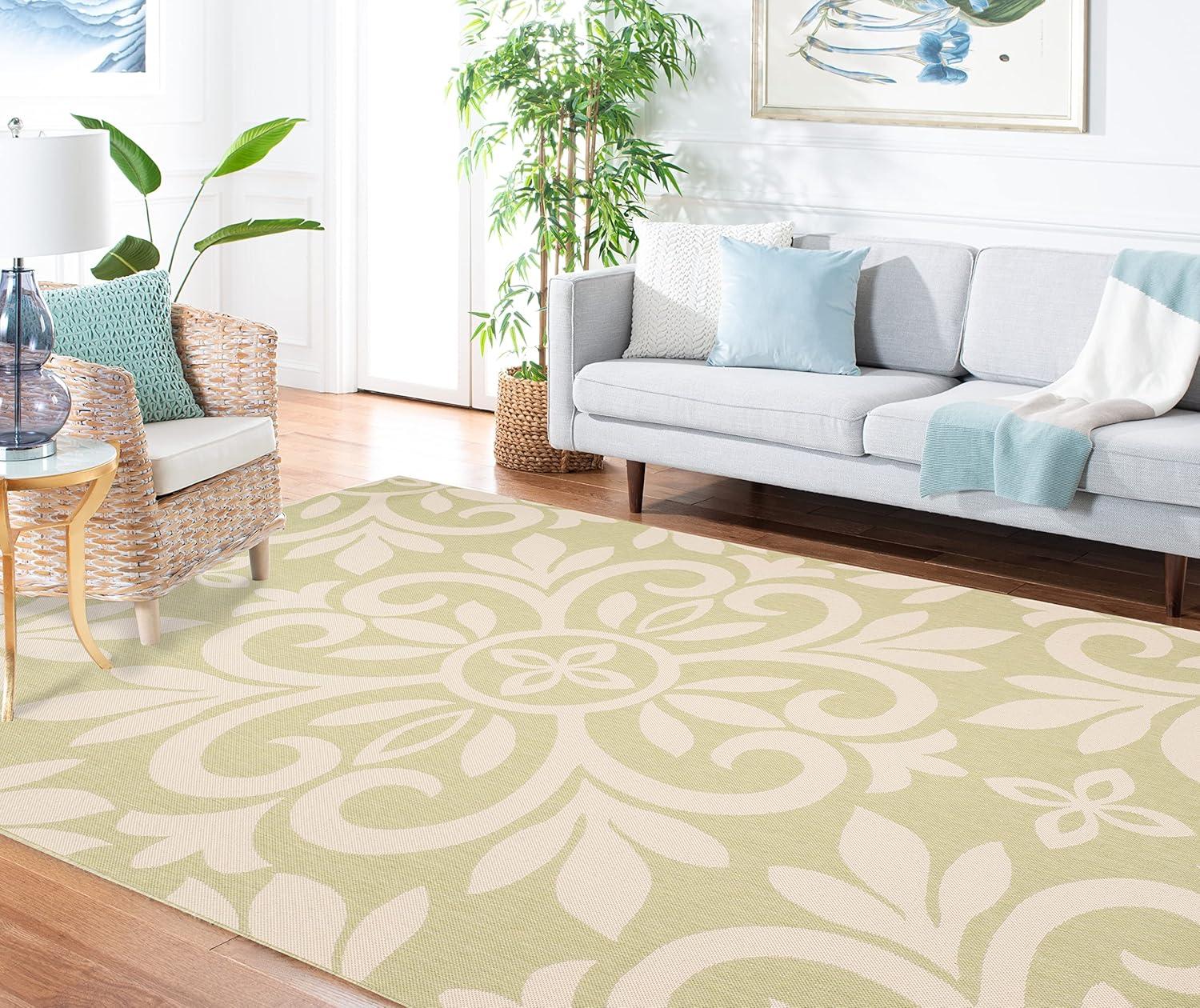 Martha Stewart Bloomfield - MSR4229 - Indoor Power Loomed Area Rugs - Beach Grass - 5'3"x7'7"