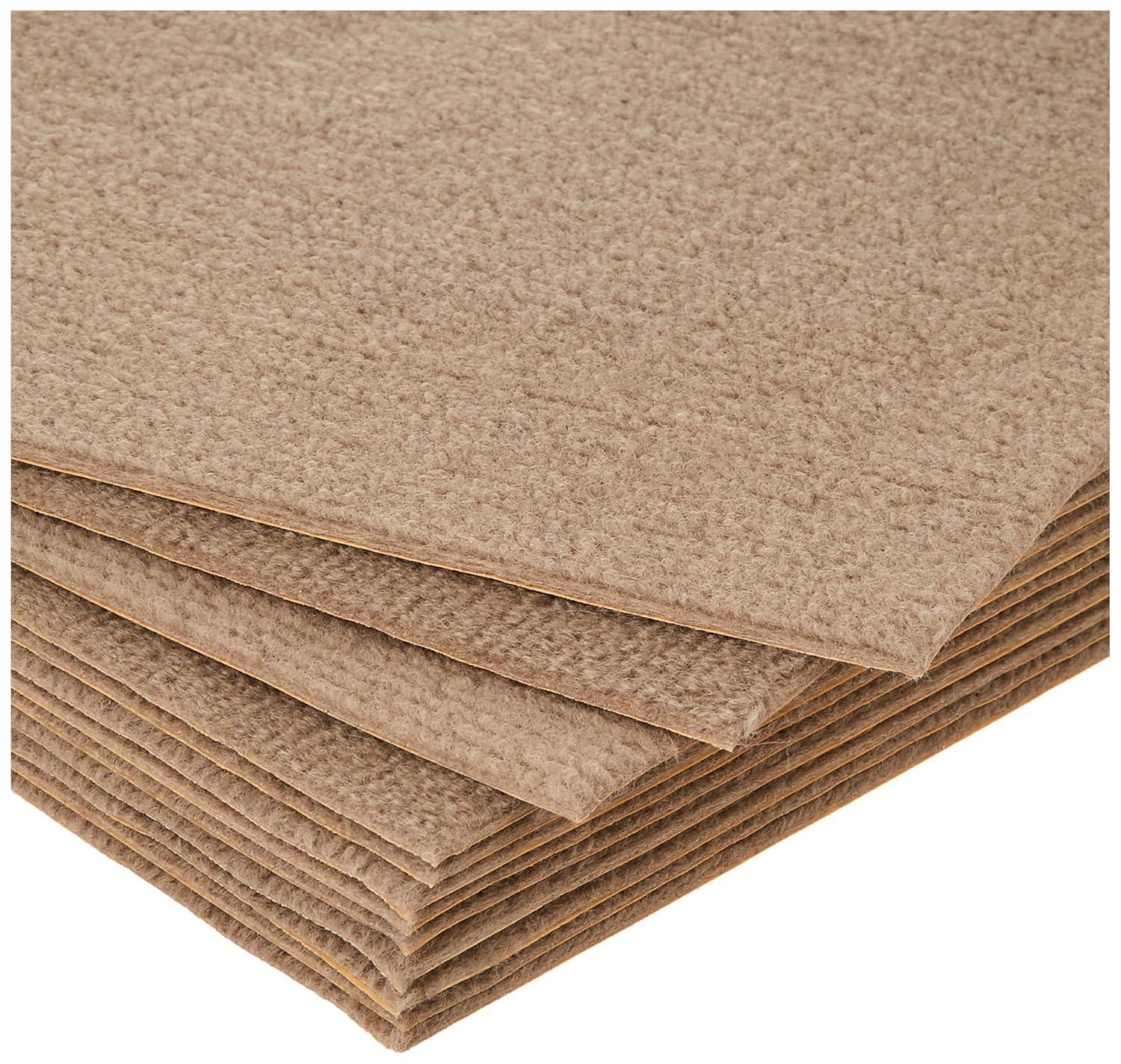 Achim Importing Co Nexus 12'' W x 12'' L Level Loop Adhesive, Peel & Stick Polyester Carpet Tile