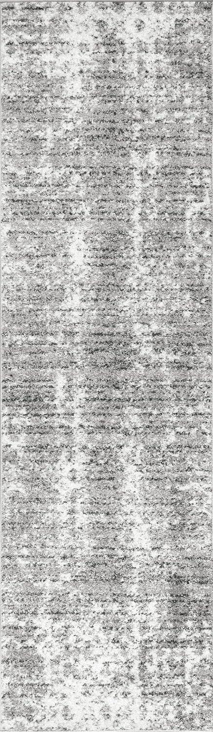 nuLOOM Deedra Modern Abstract Area Rug, 2' 5" x 9' 5", Runner, Deedra Grey