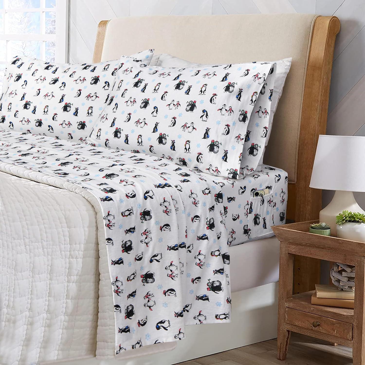 Enviohome Colyt 100% Cotton Flannel Sheet Set