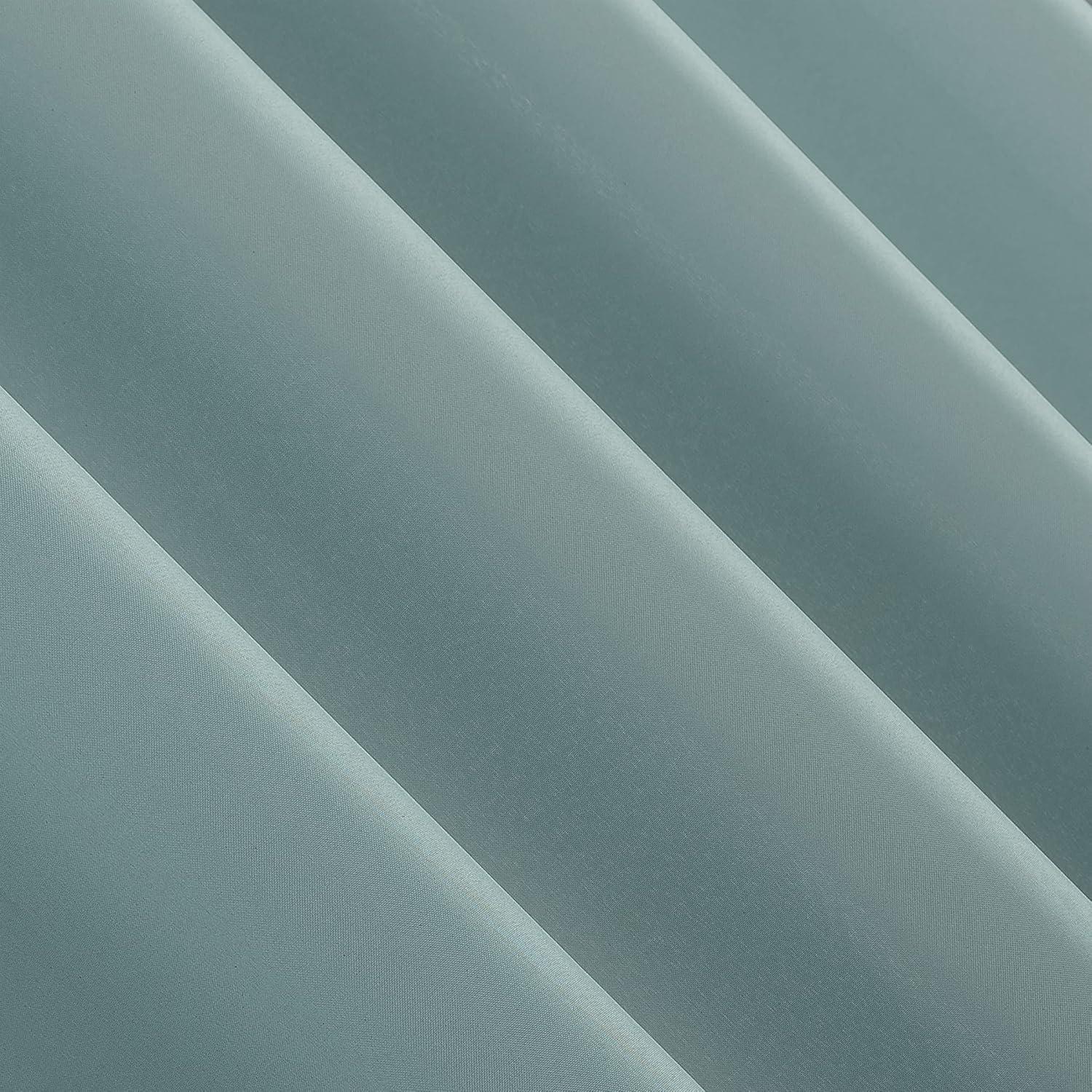 Sailor Indoor/Outdoor UV Protectant Curtain Panel in Soft Teal-54 in. W x 108 in. L