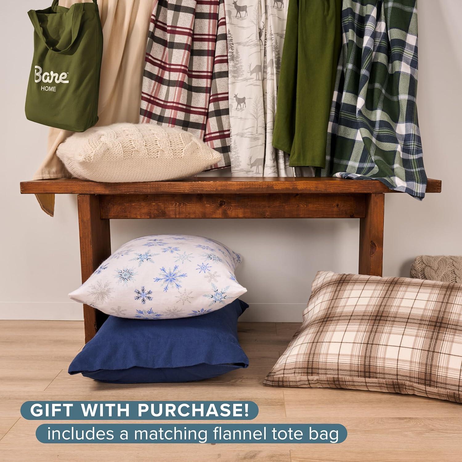 Bare Home 100% Cotton Solid Flannel Sheet Set & Reviews | Wayfair