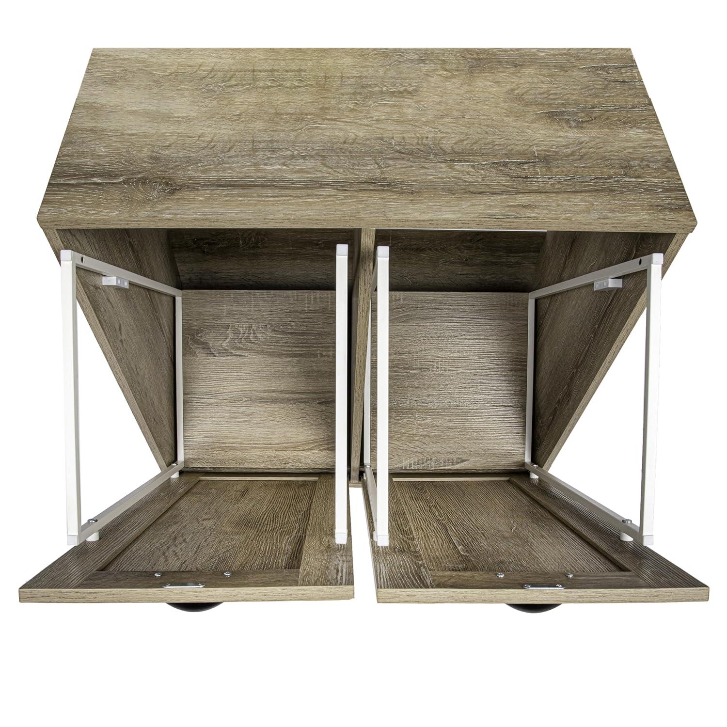 Tilt Out Laundry Sorter Cabinet