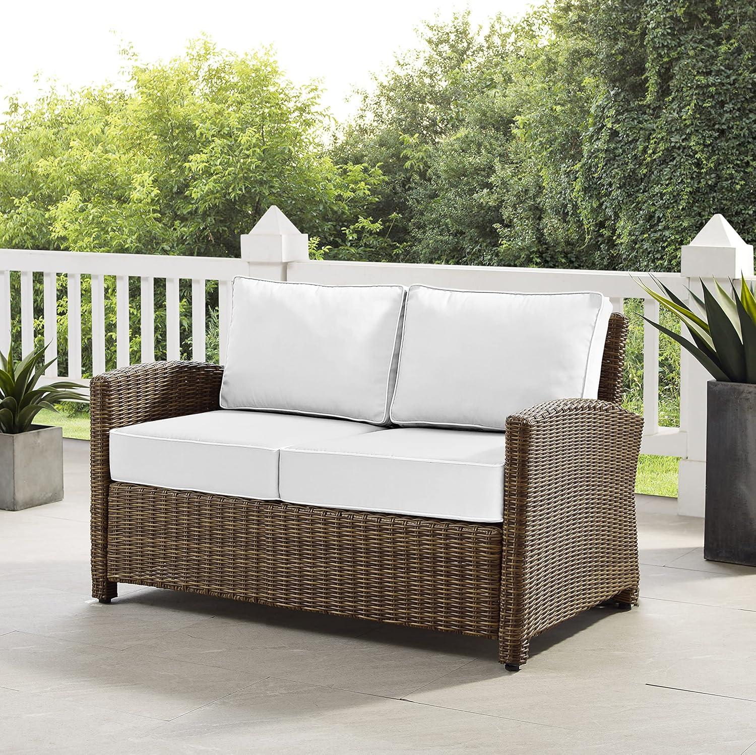 Bradenton Outdoor Wicker Loveseat - Crosley