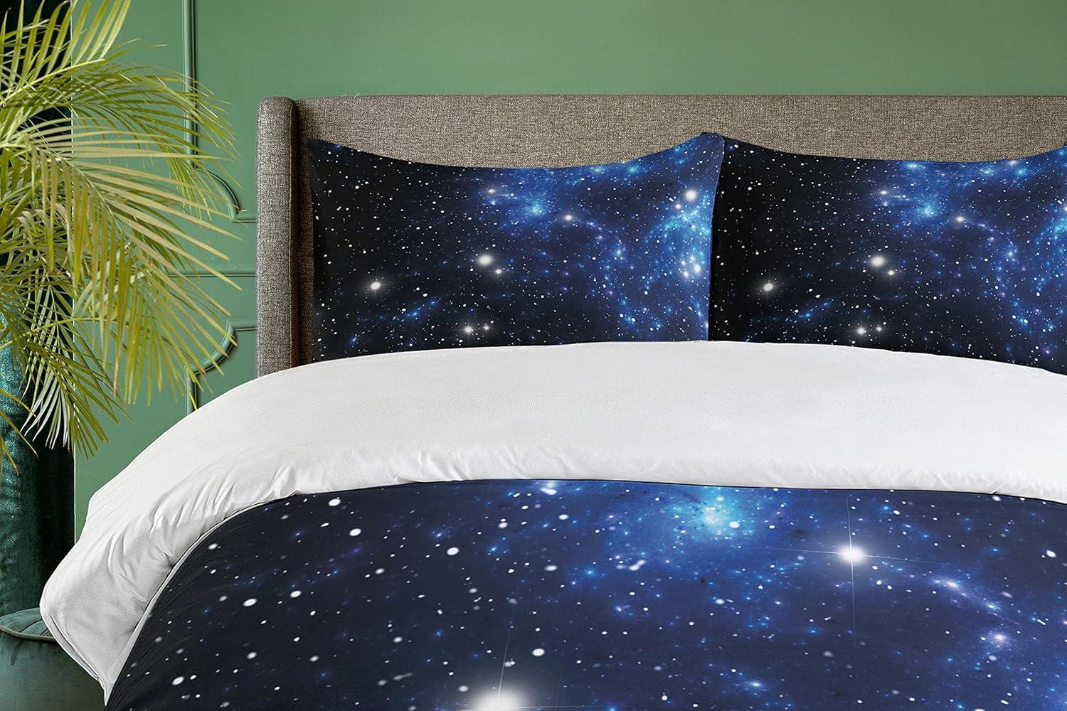 Ambesonne Constellation Modern & Contemporary Dots Duvet Cover Set