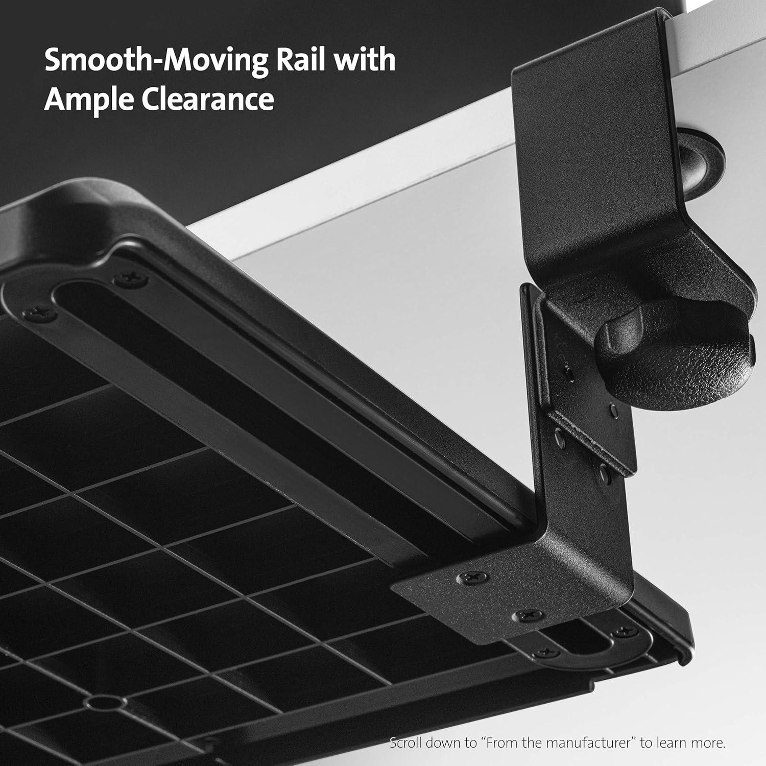 Kensington Smartfit Tooless Clamp-On Keyboard Drawer K55407WW