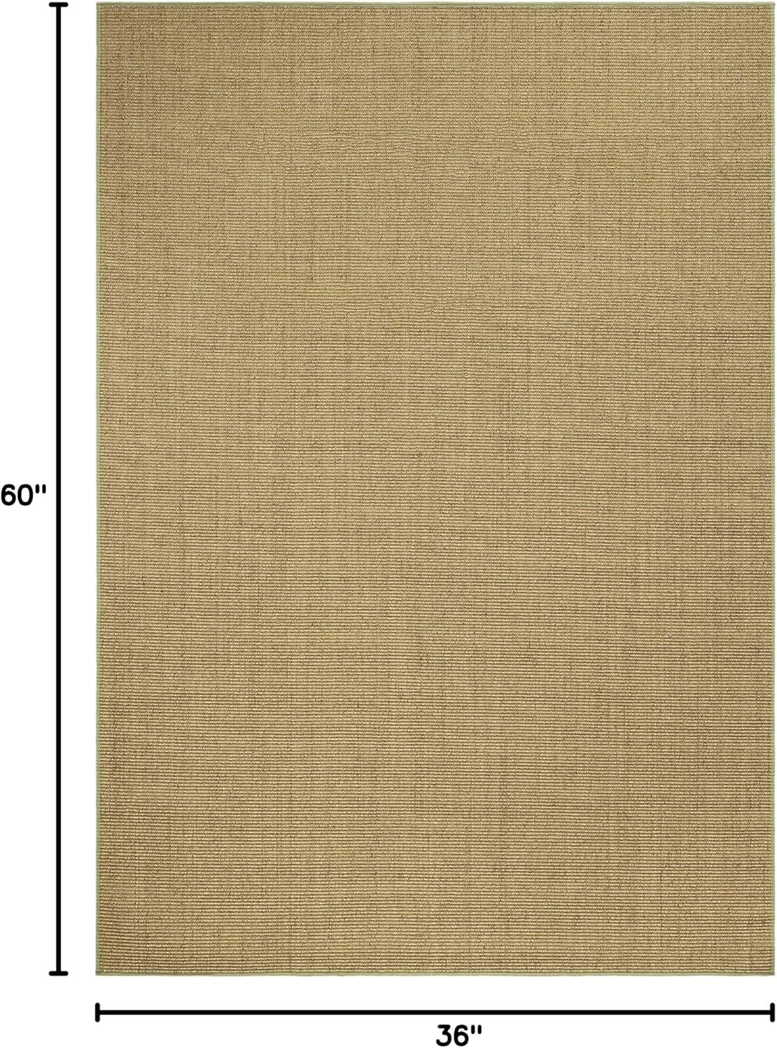 Martha Stewart 60% Sisal And 40% Jute Solid Color Rug