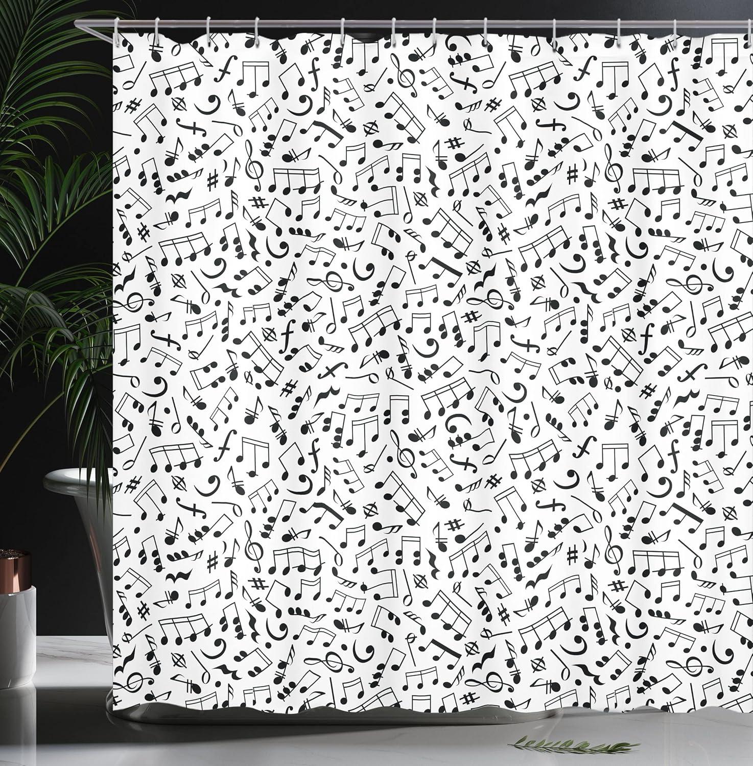 Ambesonne Shower Curtain with Hooks Included