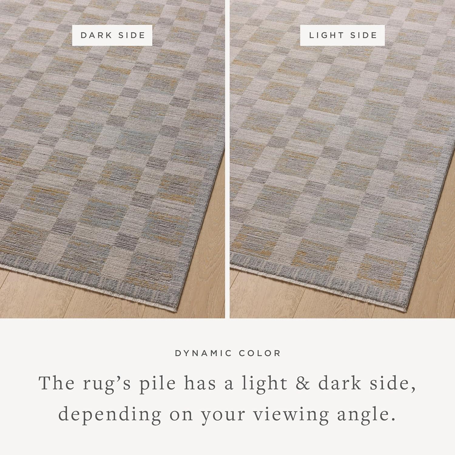 Cali II Rug by Amber Lewis x Loloi - Mist and Wheat / 3'6" x 5'6"