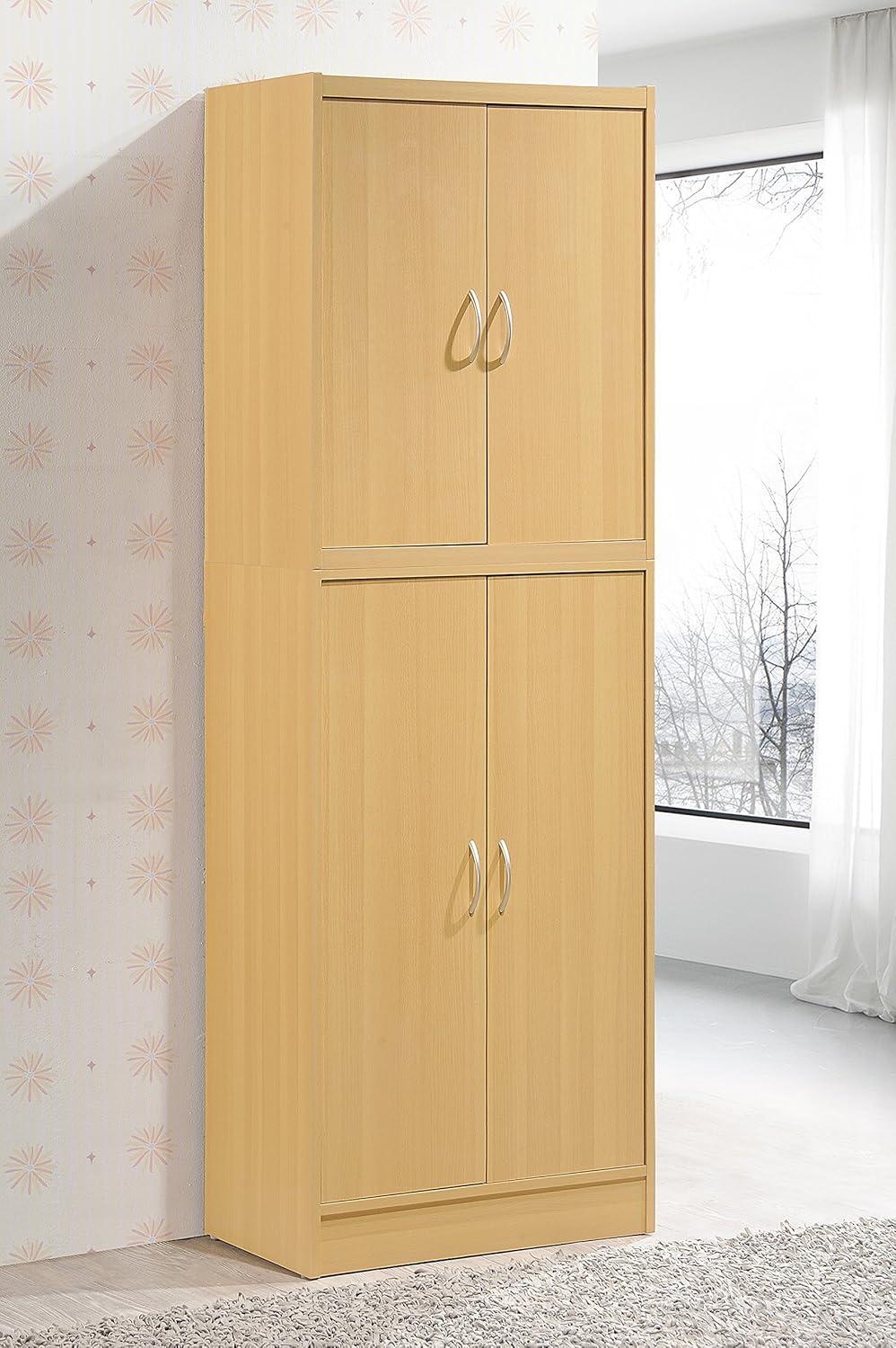 Hodedah 4-Door Pantry
