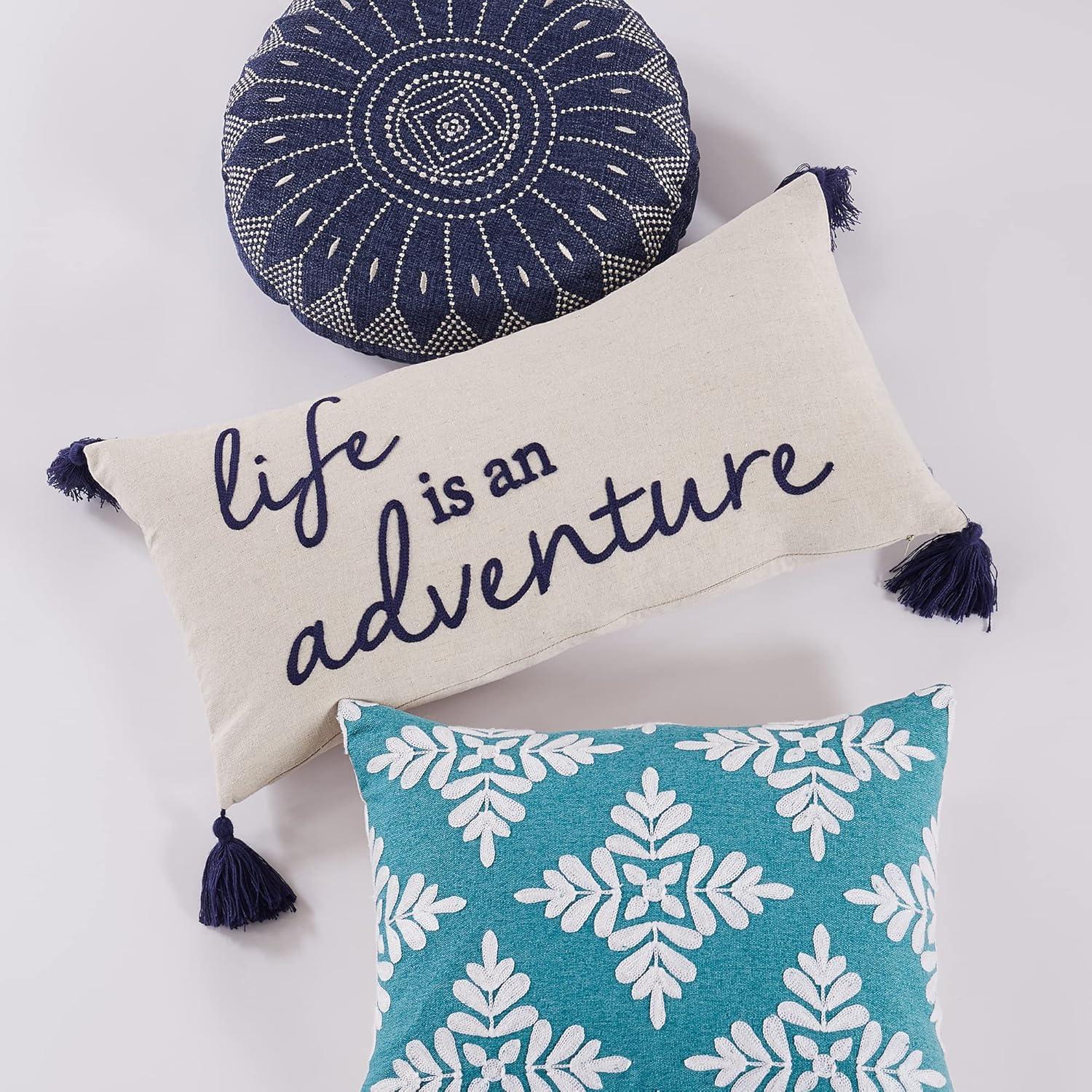 Levtex home Bellamy Teal Quilted Throw