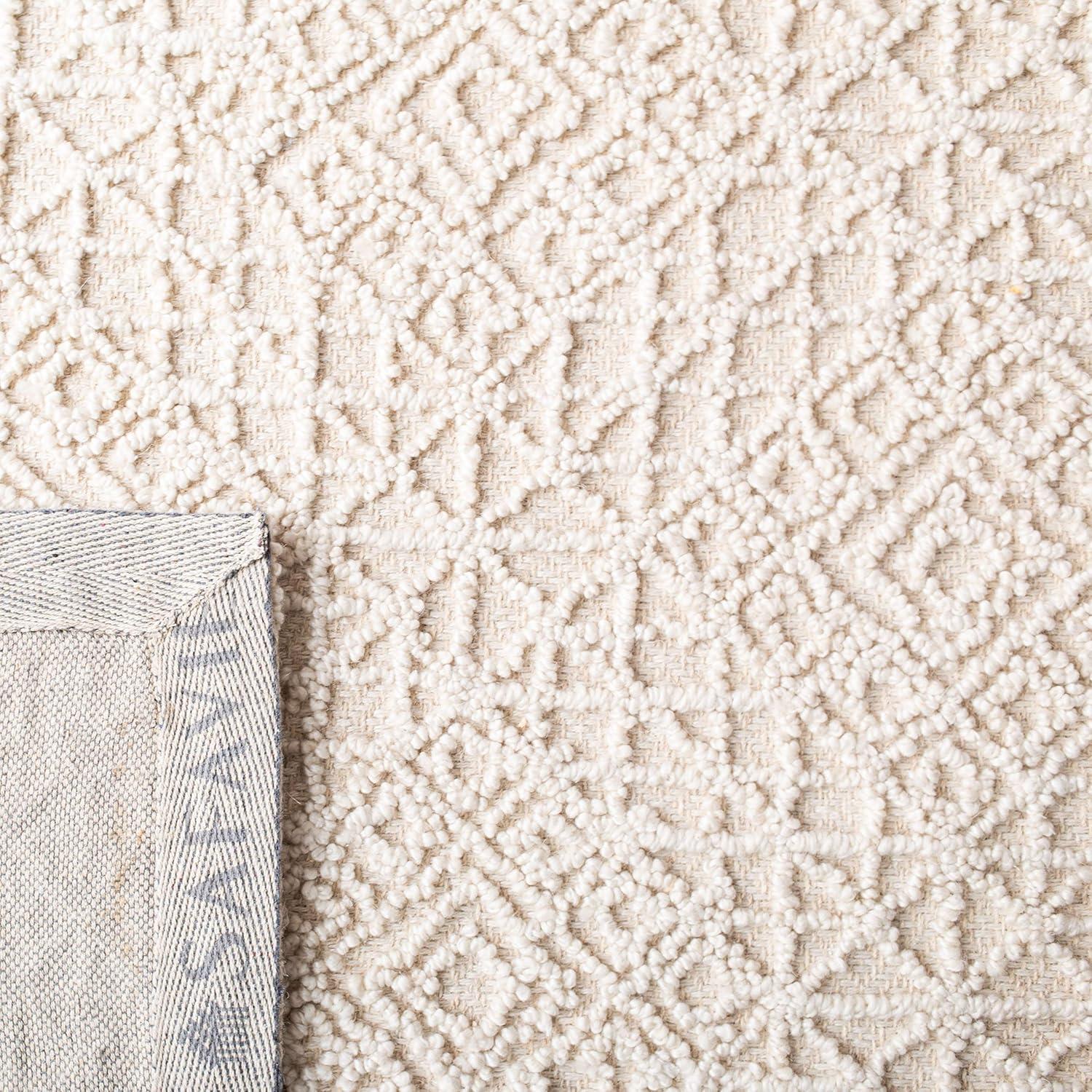 Trace TRC255 Hand Tufted Indoor Accent Rug - Light Beige - 2'3"x4' - Safavieh