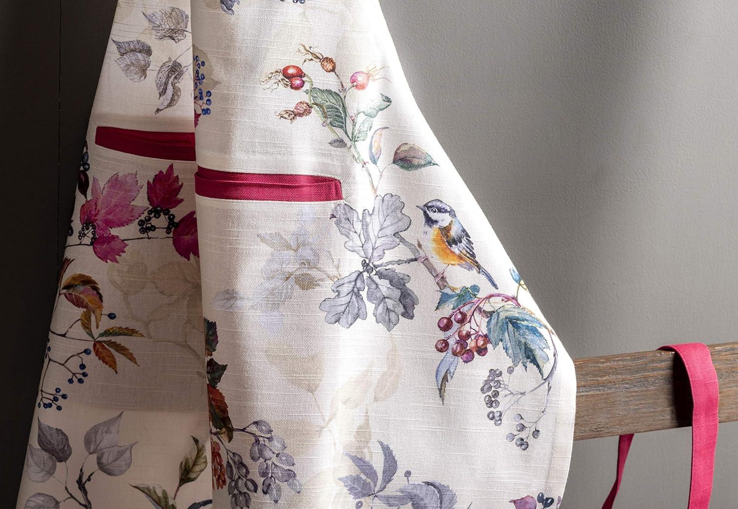 Maison d' Hermine 100% Cotton Apron for women with Pocket Kitchen Chef Fall Apron for Men Cooking Gardening Server Waitress