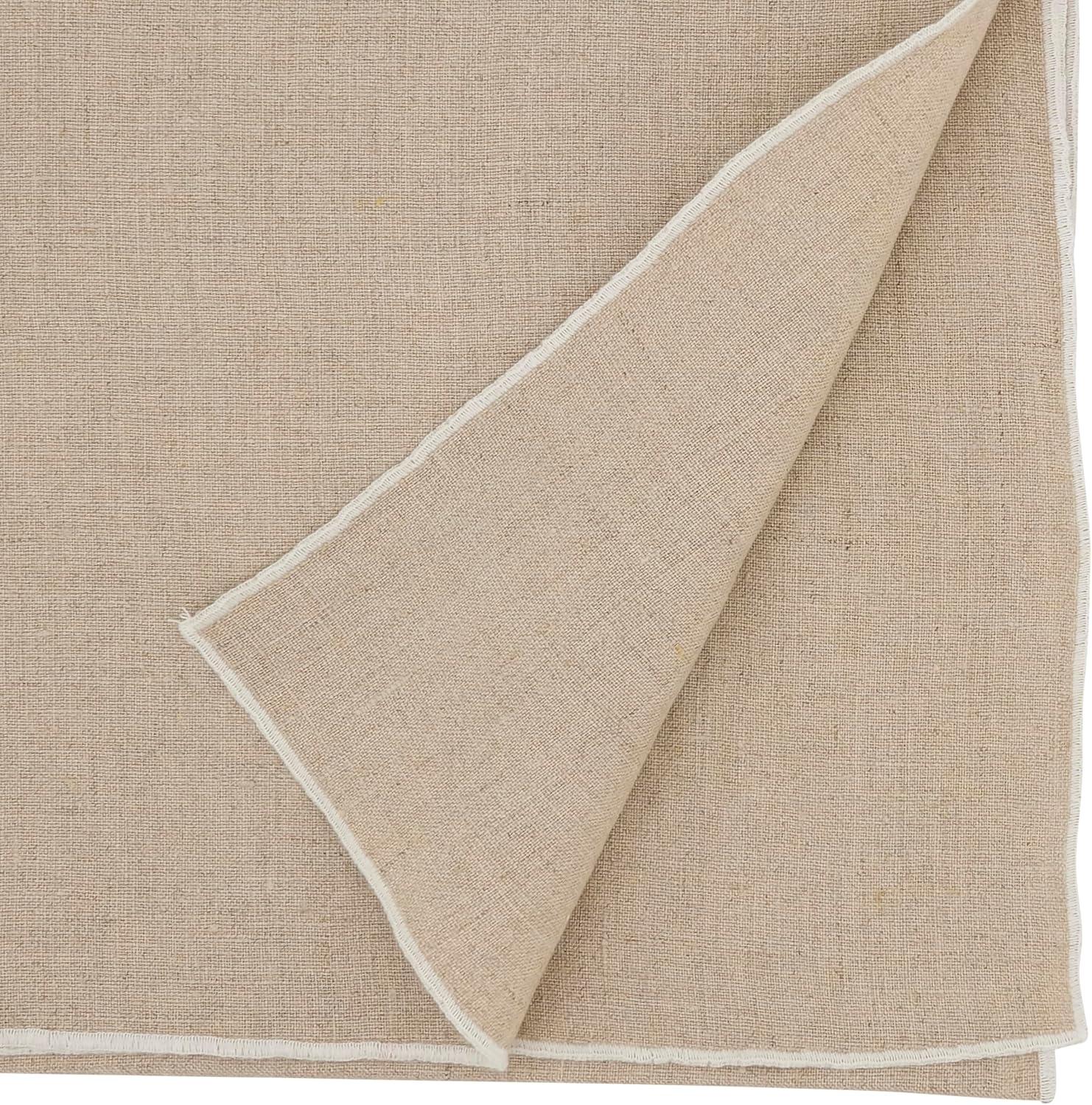 Saro Lifestyle Stonewashed Stitched Edge Table Runner