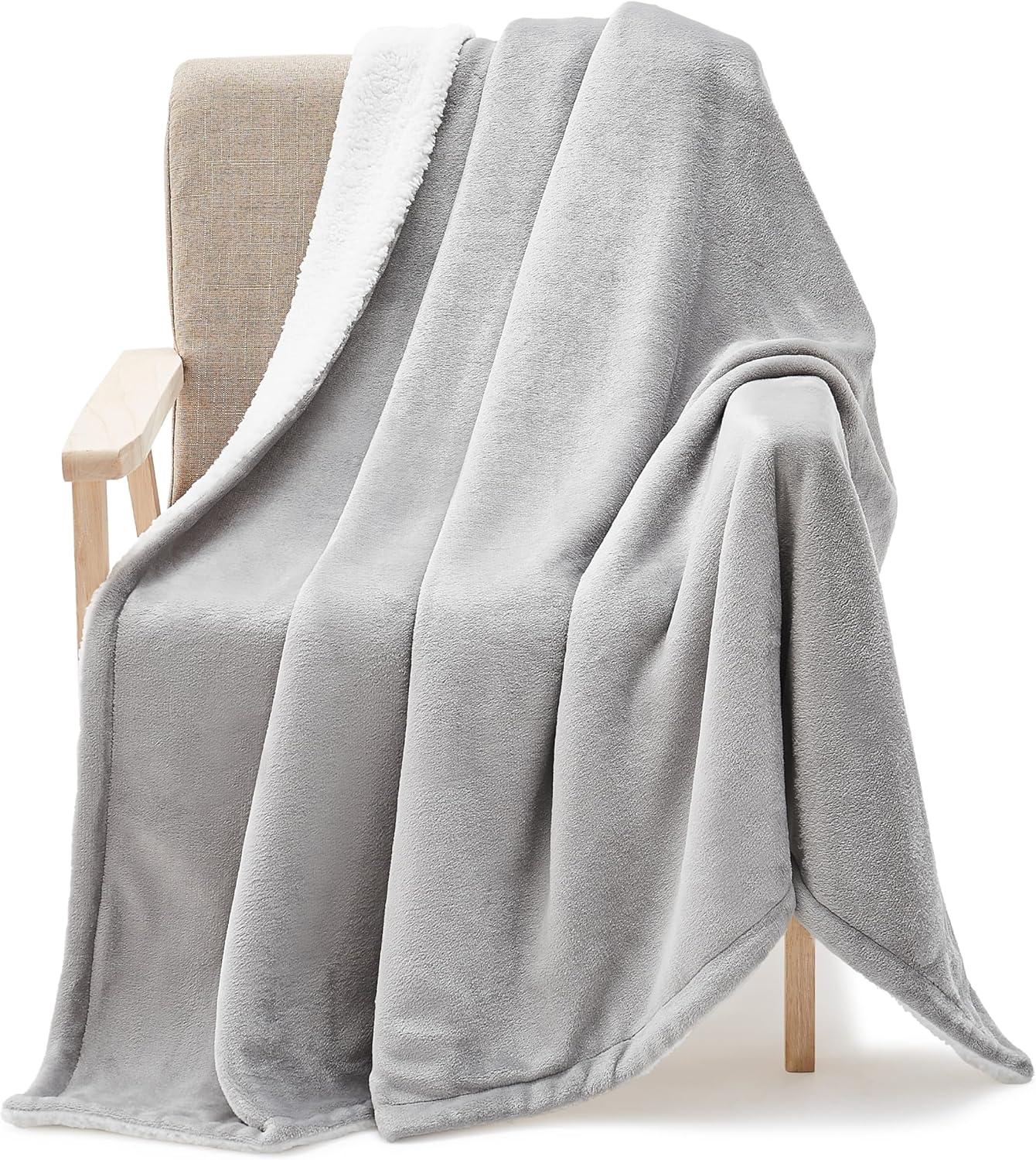 CASUAL LIVING Machine Washable Easy Care Couch Warm Sofa Blankets, Throw,