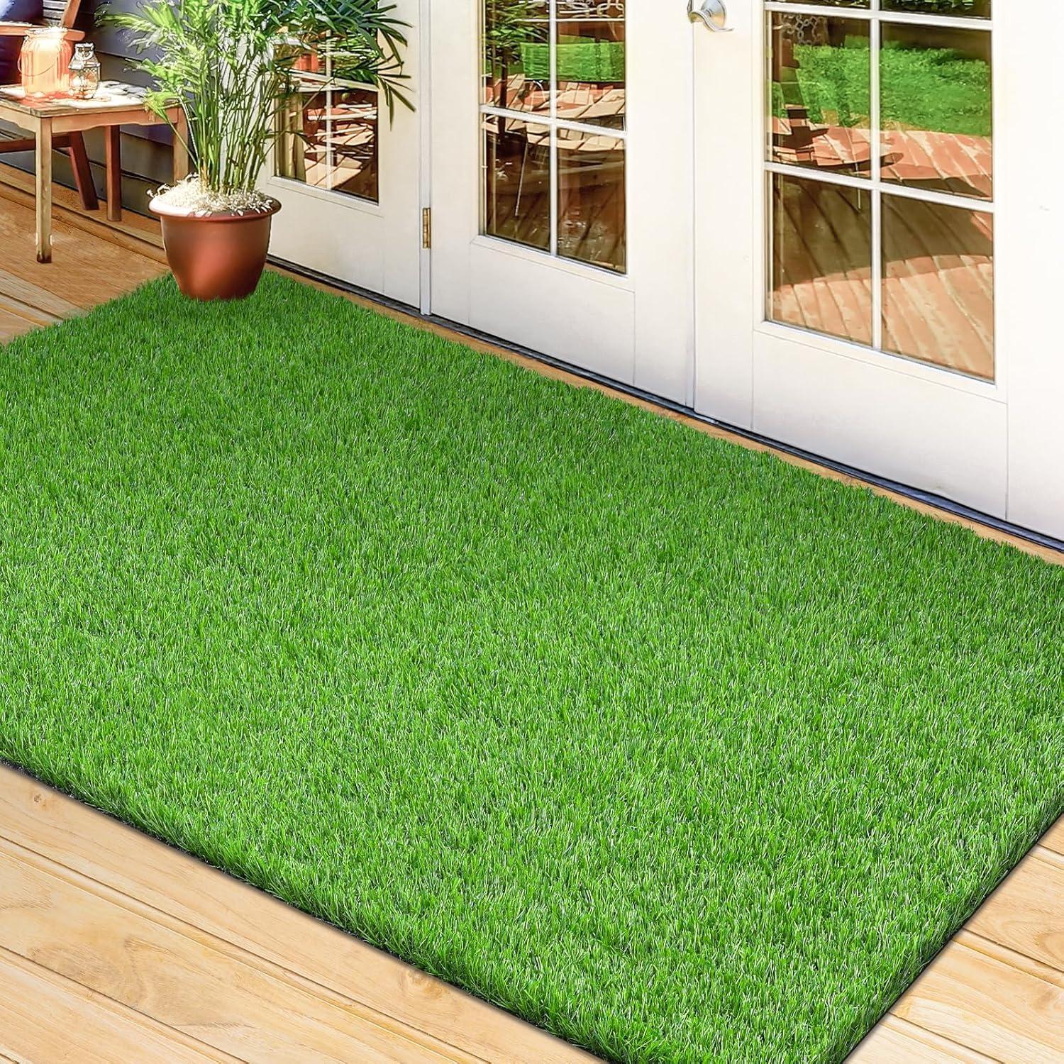 SHACOS Artificial Grass Turf Rugs and Rolls