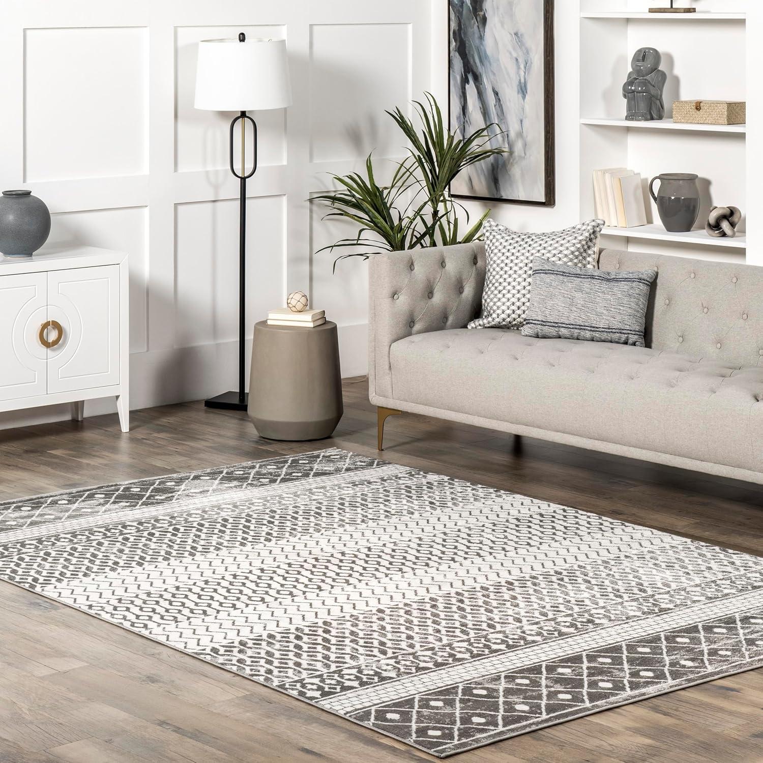 Nuloom Kimberly Transitional Moroccan Banded Indoor Area Rug