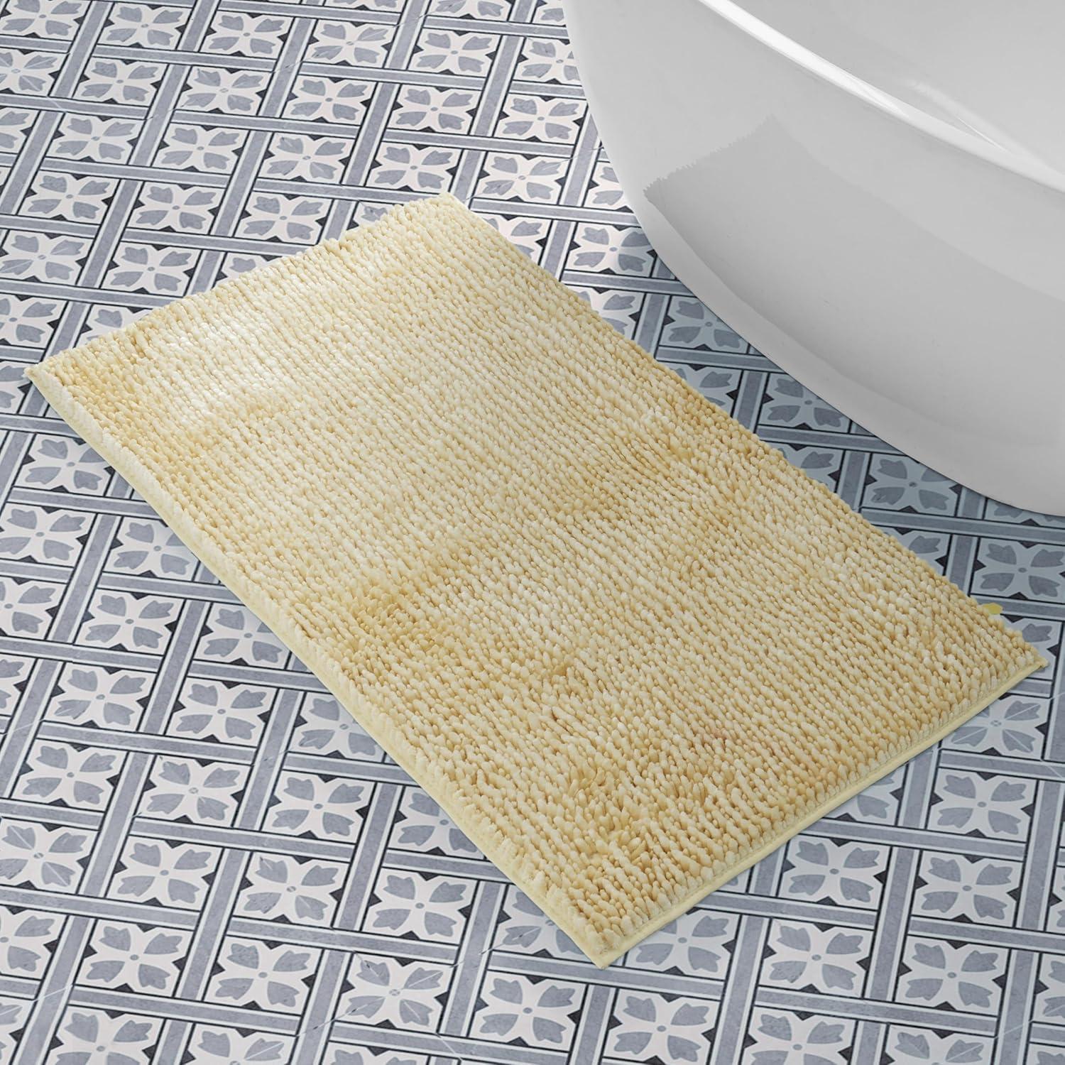 Laura Ashley Laura Ashley Butter Chenille Bath Rug