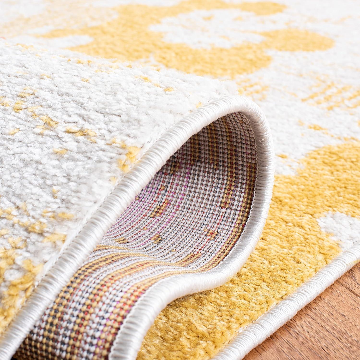 Adirondack ADR114 Machine Made Indoor Runner - Grey/Gold - 2'-2"x9' - Safavieh