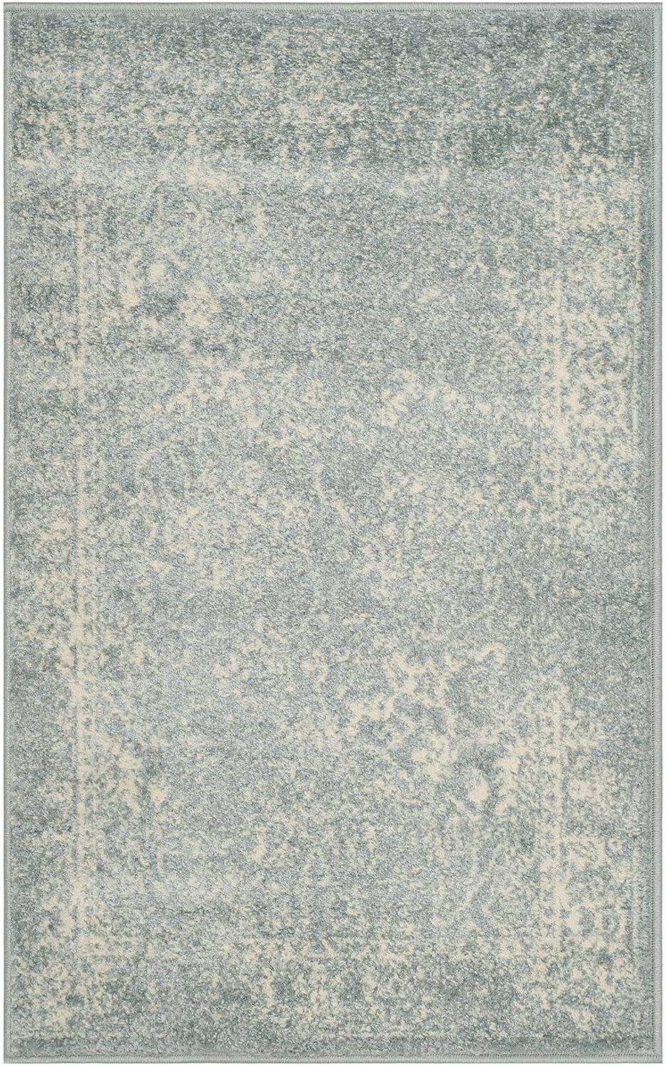Adirondack ADR109 Machine Made Indoor Accent Rug - Slate/Ivory - 2'-6"x4' - Safavieh