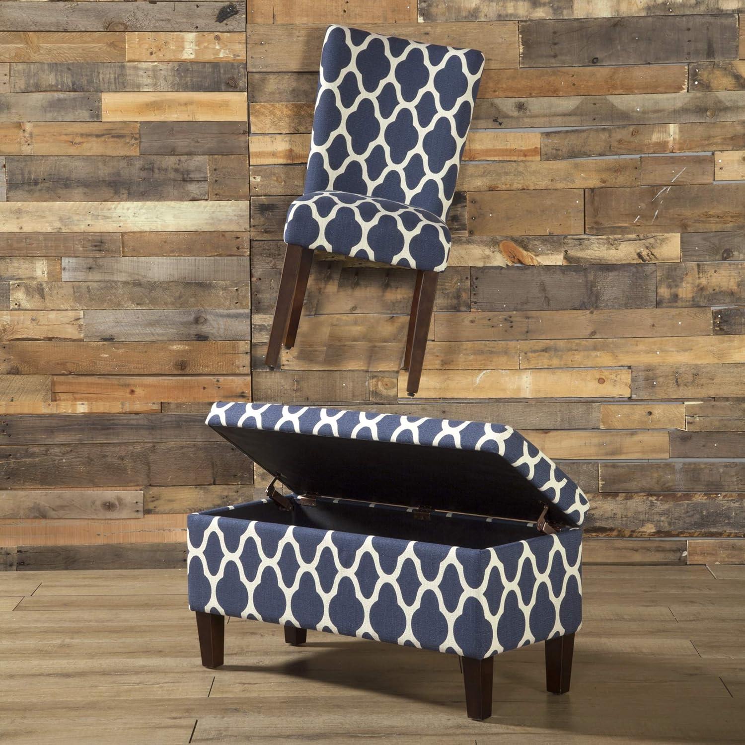 HomePop Parsons Dining Chairs (Set of 2), Quatrefoil