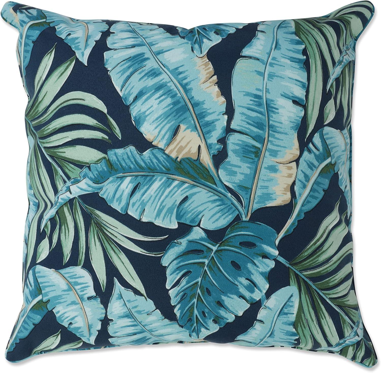 Tortola Midnight Blue 25" Outdoor/Indoor Floor Pillow