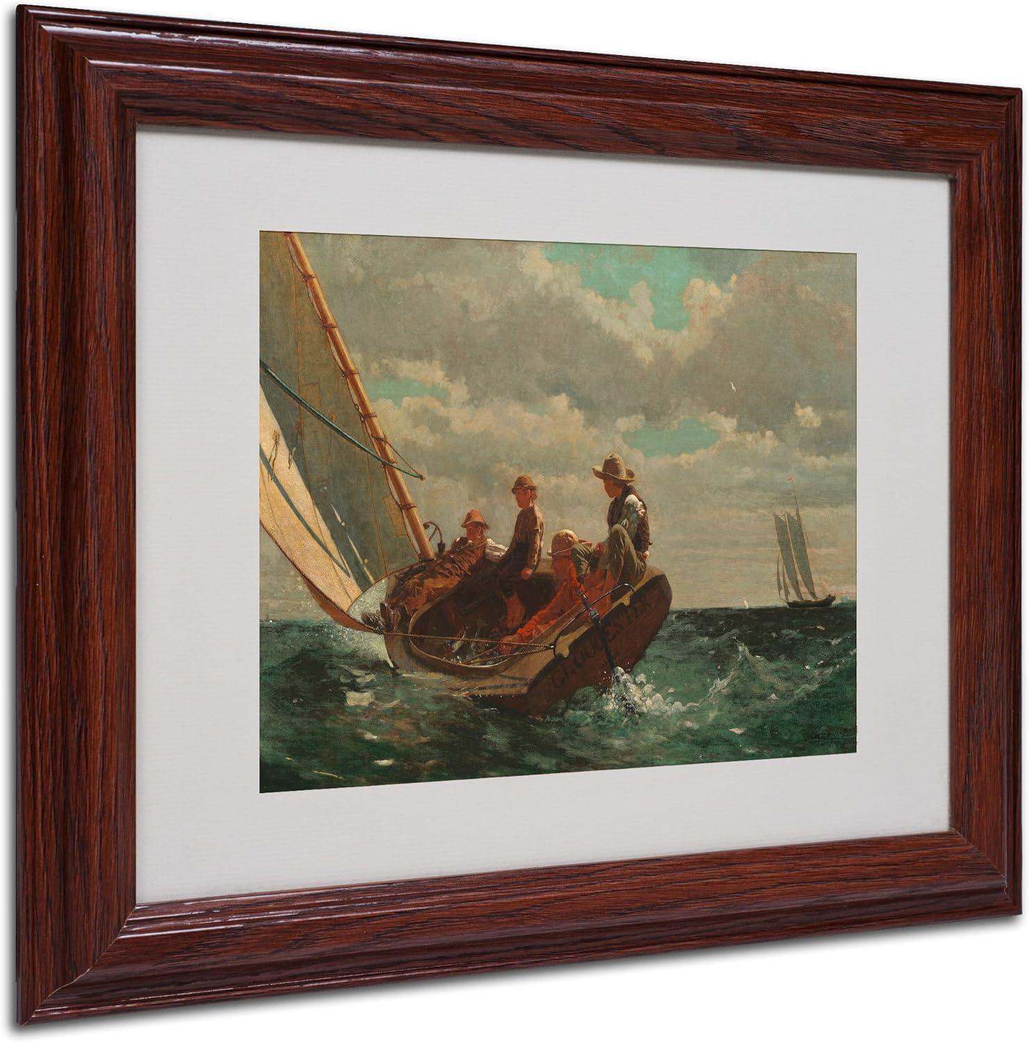 Vault W Artwork " Breezing Up (A Fair Wind) " by Winslow Homer