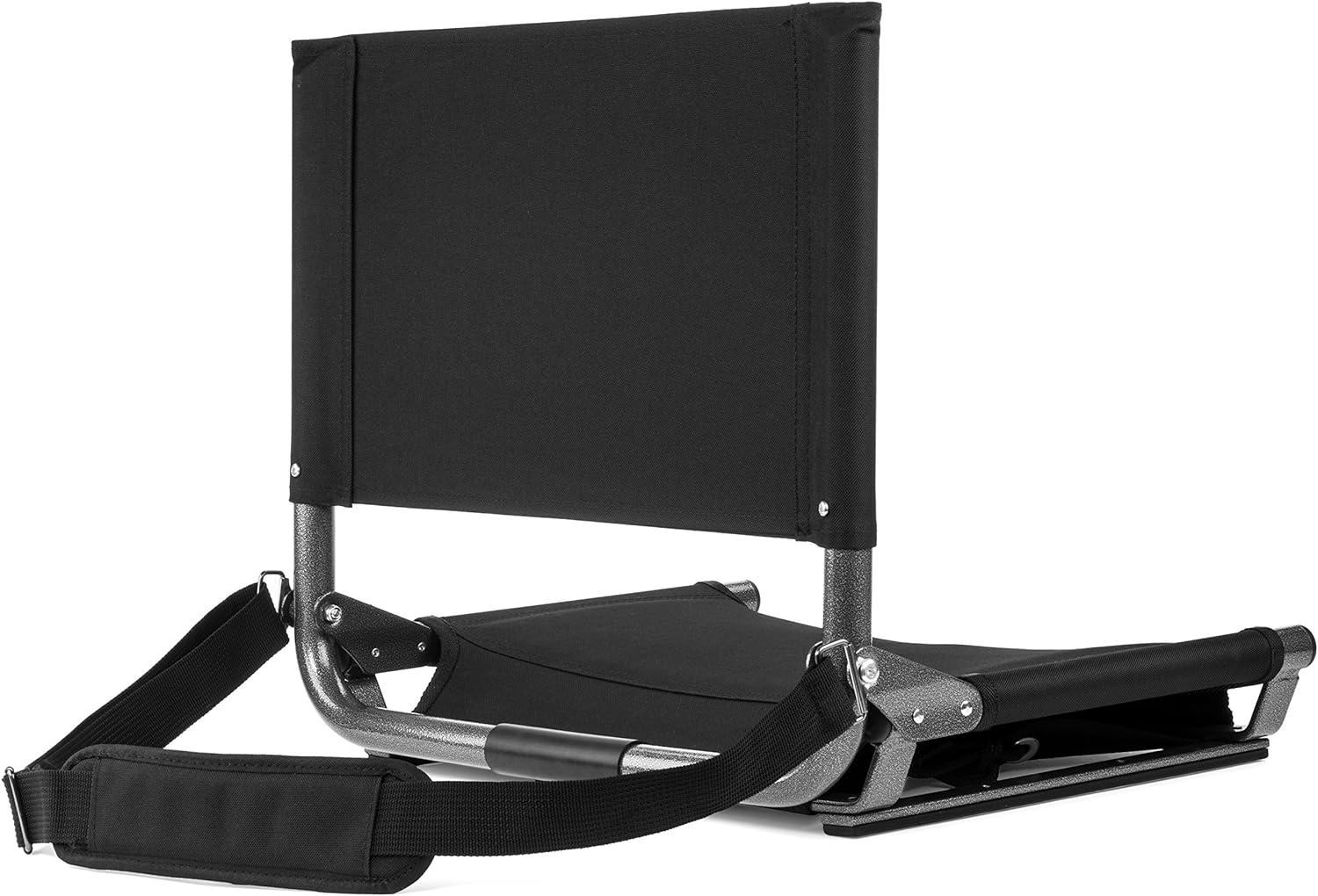 Cascade Mountain Tech Extra-Wide Stadium Seat for Bleachers, Maroon