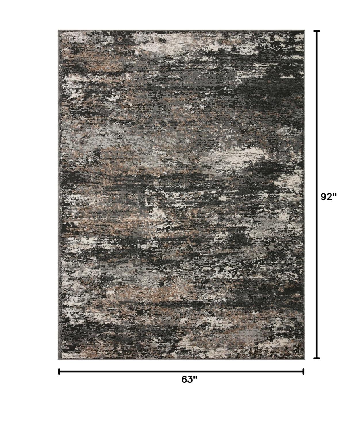 Loloi II Estelle Collection EST-02 Charcoal / Grey Oriental Area Rug 7'-10" x 10'-2"