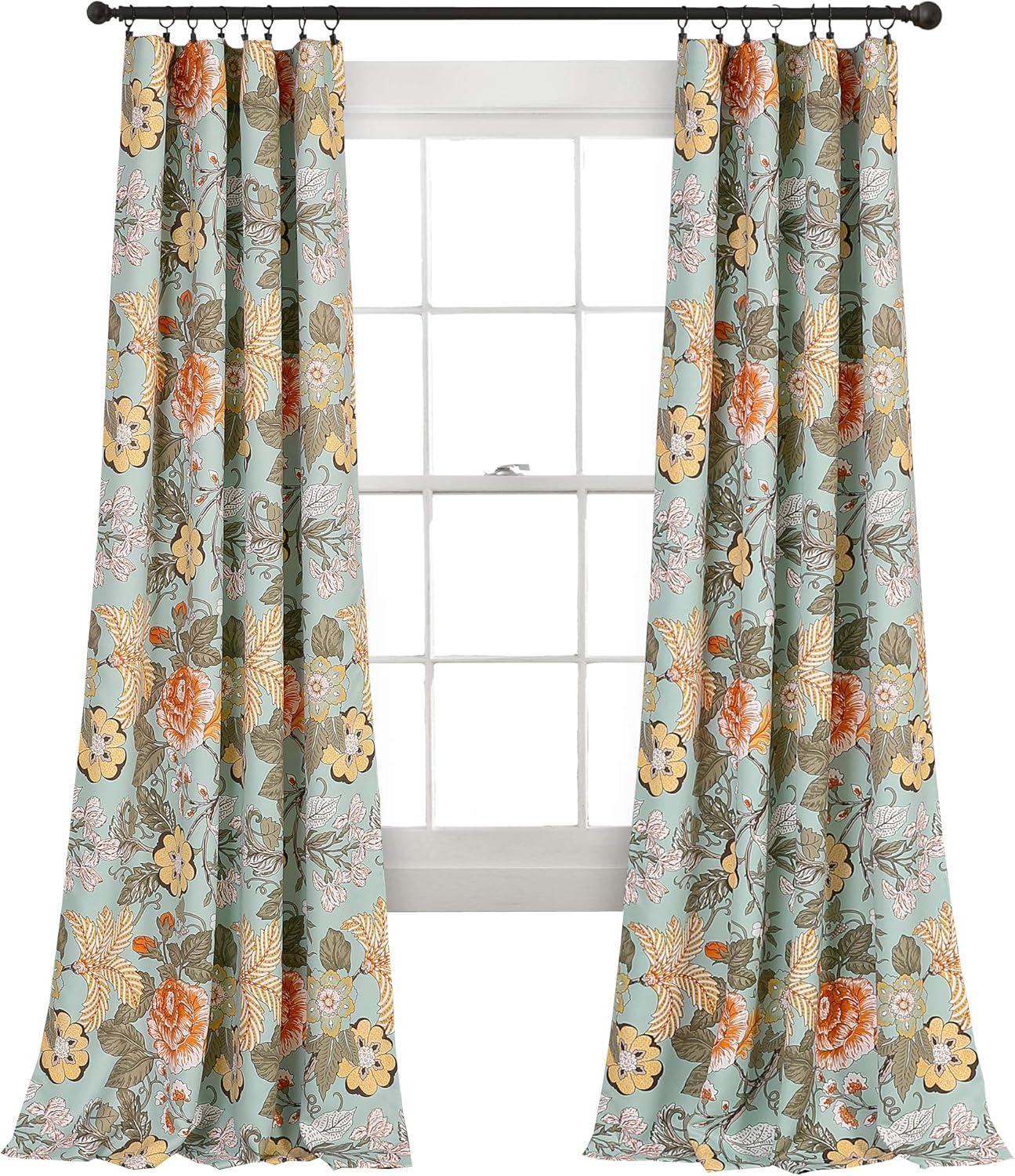 Lush Decor Polyester Room Darkening Curtain Pair (Set of 2)