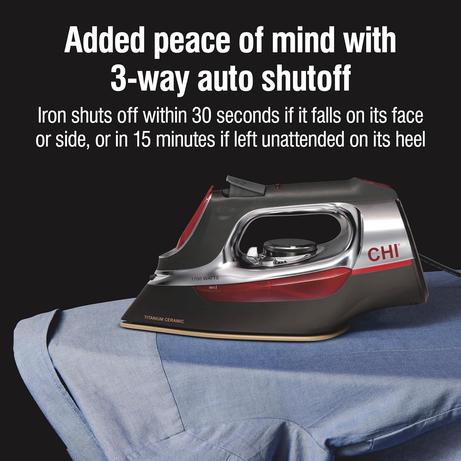 CHI CHI 1700 Watt Non Stick Soleplate Iron