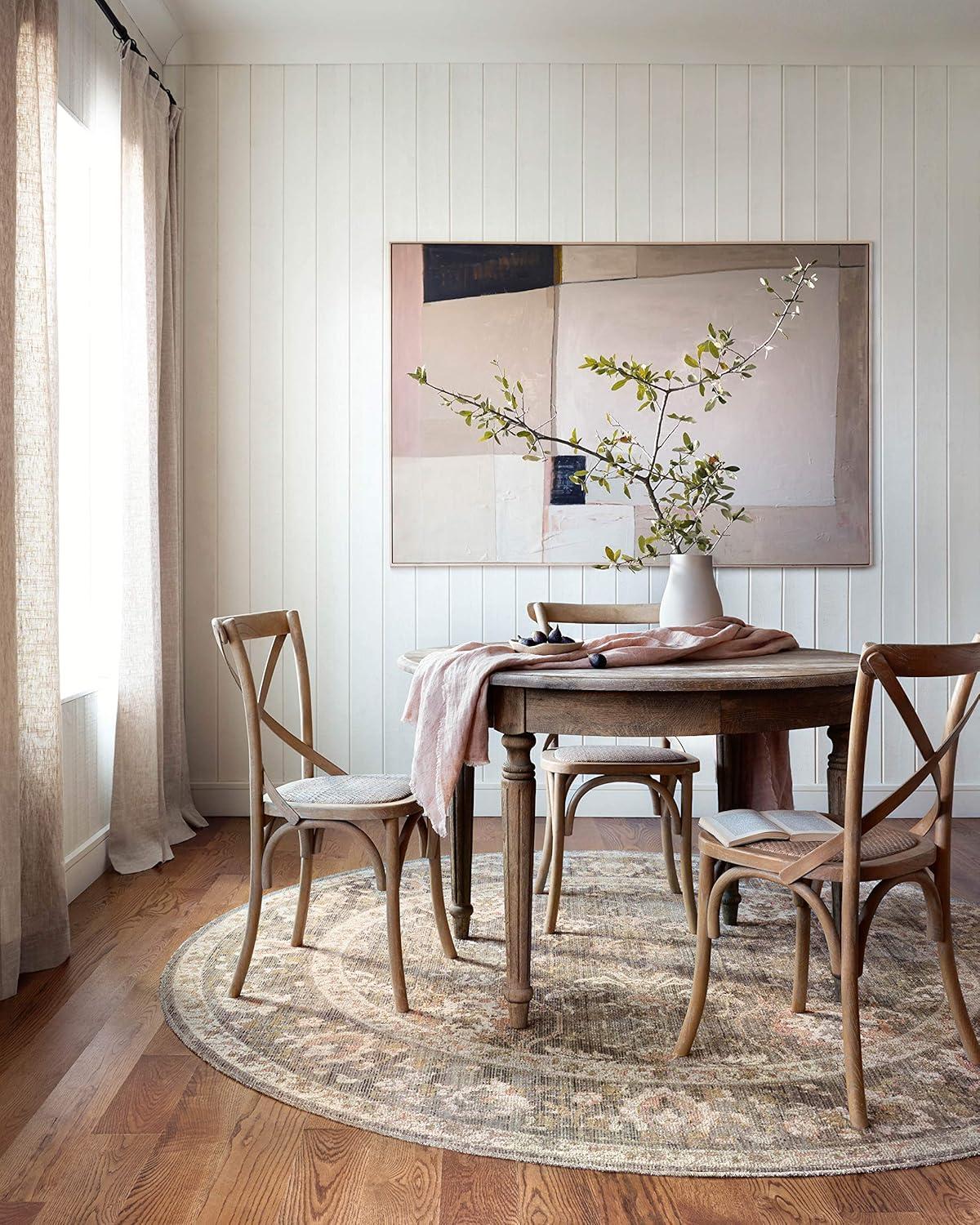 Rosemarie Rug by Chris Loves Julia x Loloi - Sage and Blush / 7'10" x 10'