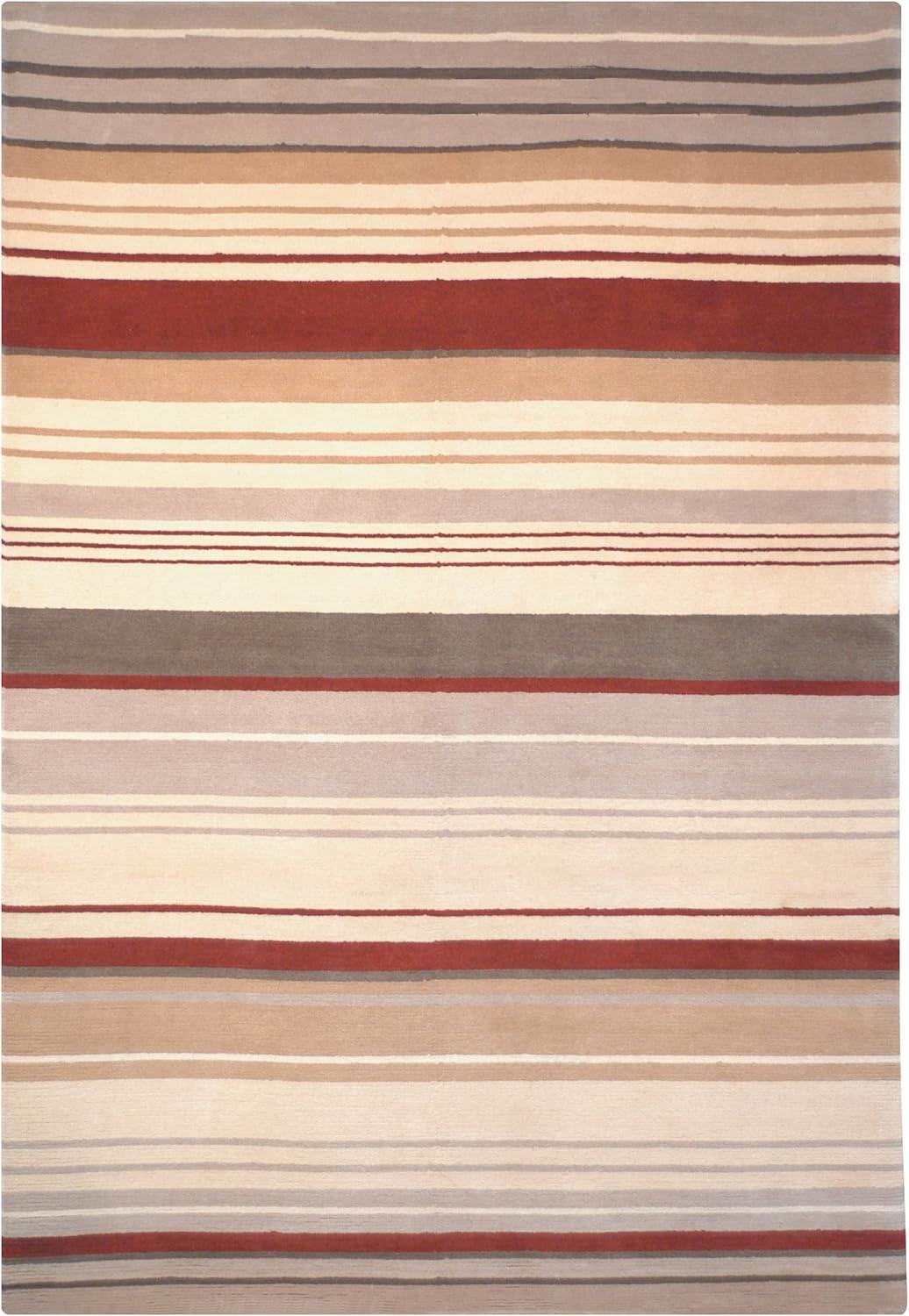 Safavieh Lexington Hand Tufted Wool Pile Striped Rug