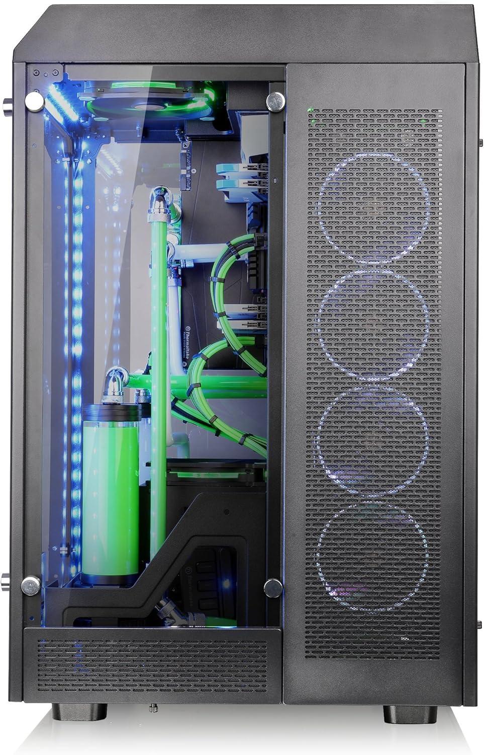 Thermaltake Black Tempered Glass E-ATX Full Tower Gaming Case