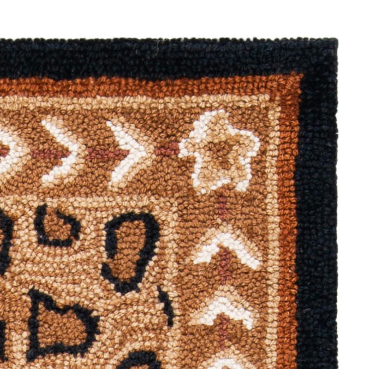 Chelsea HK15 Handmade Area Rug - 3'9"x5'9" - Black/Brown - Safavieh