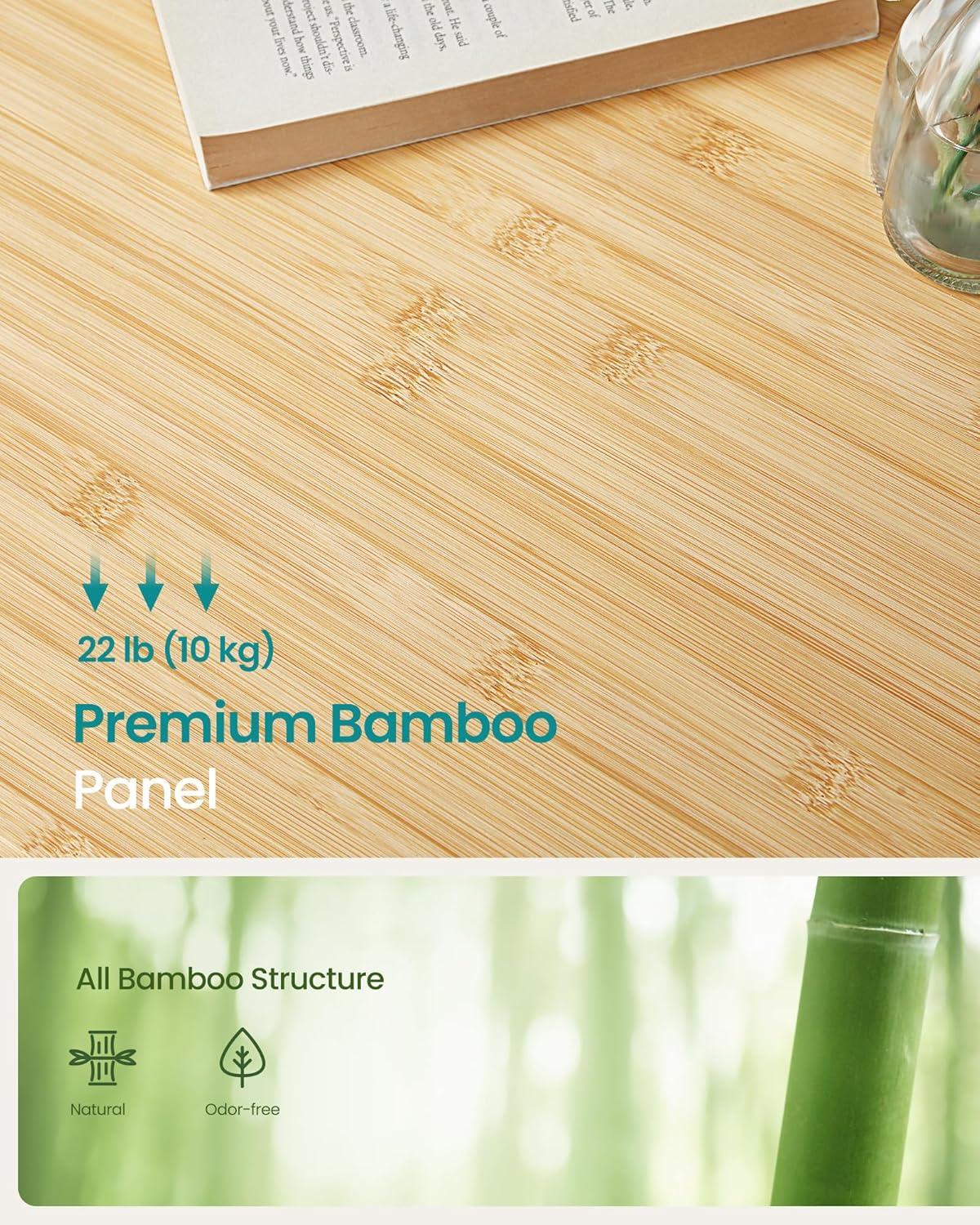 Bamboo Foldable Lap Desks for Laptop, Portable Bed Tray Table, Working,Snack Tray Breakfast Tray Bed Table Drawing Table