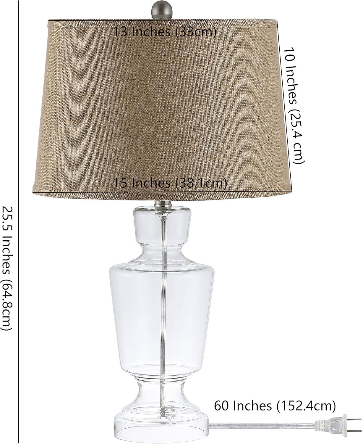 Amby Table Lamp (Set of 2) - 24 Inch Height - TBL4287 - Clear - Safavieh