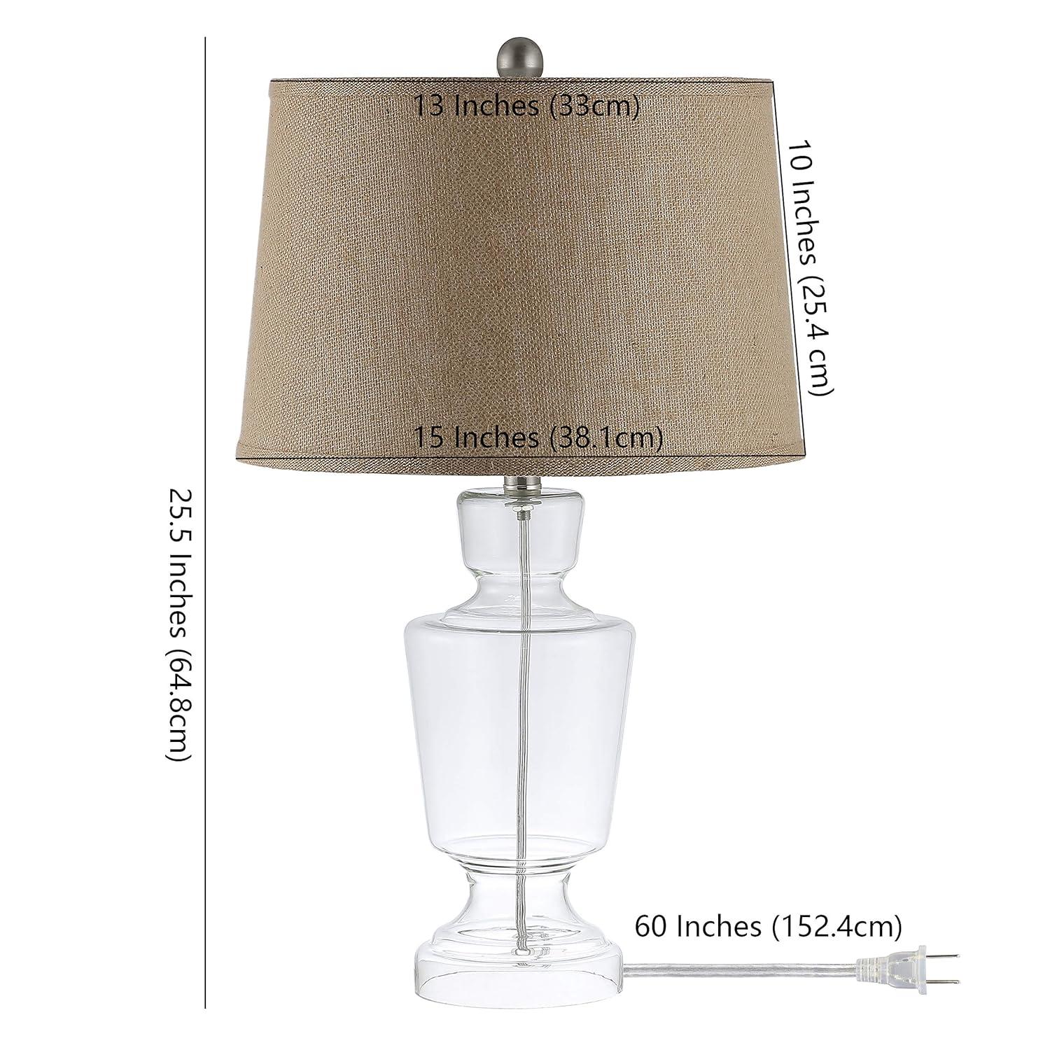 Amby Table Lamp (Set of 2) - 24 Inch Height - TBL4287 - Clear - Safavieh